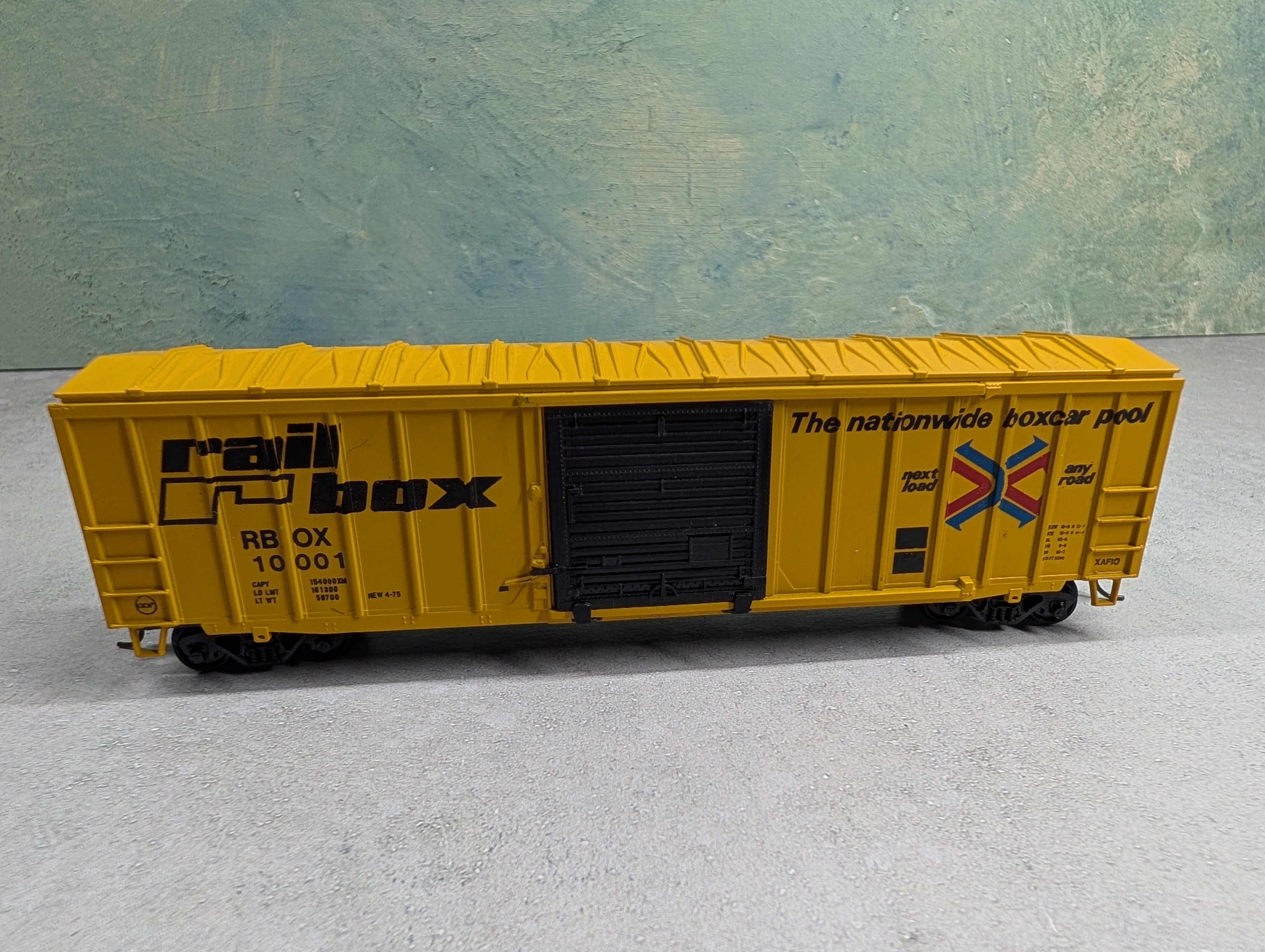 USED Athearn HO Scale 50' Box Car Railbox RBOX #10001