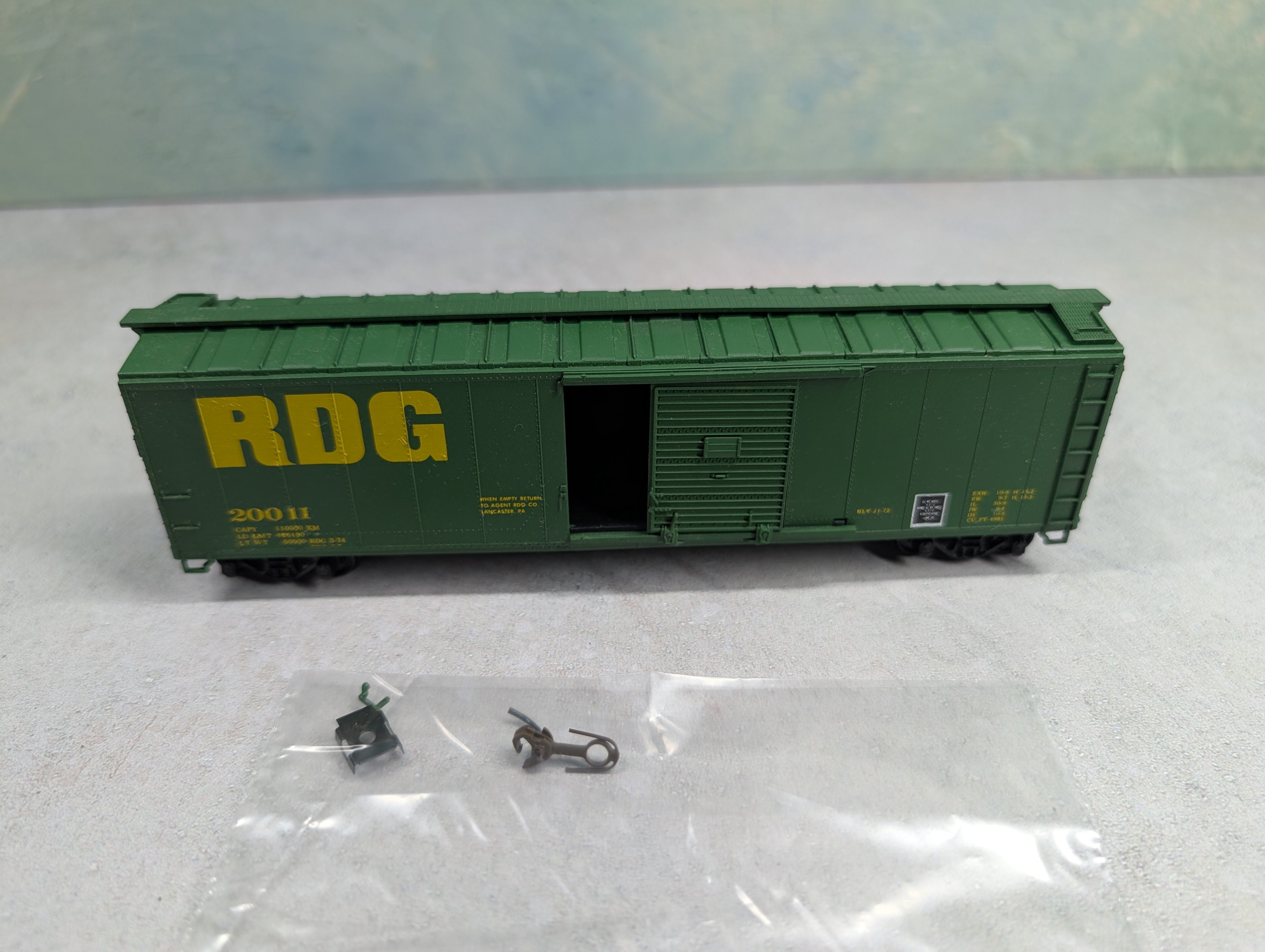 USED Athearn HO Scale 50' Box Car Reading RDG #20011