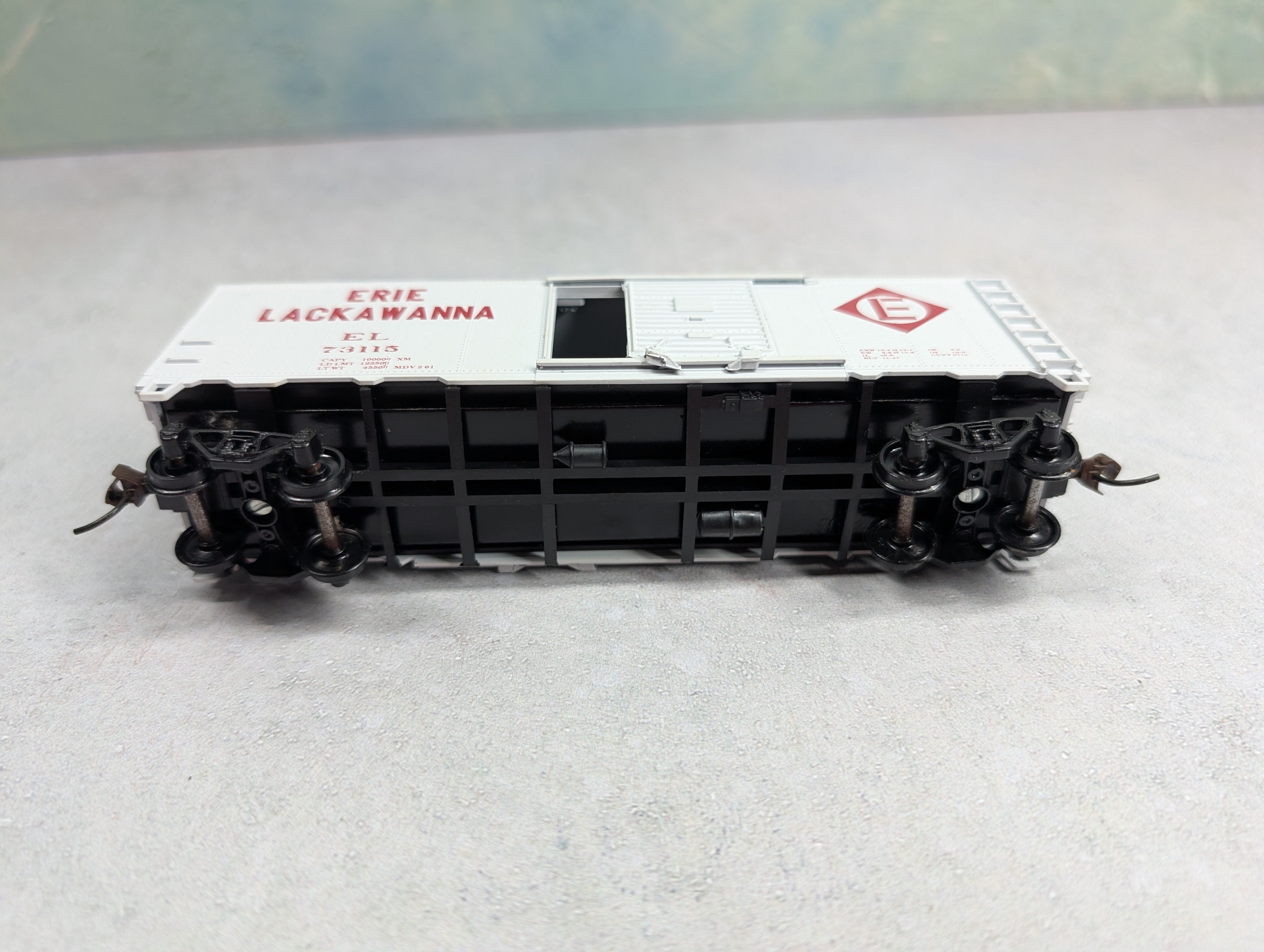 USED Athearn HO Scale 40' Box Car Erie Lackawanna EL #73115