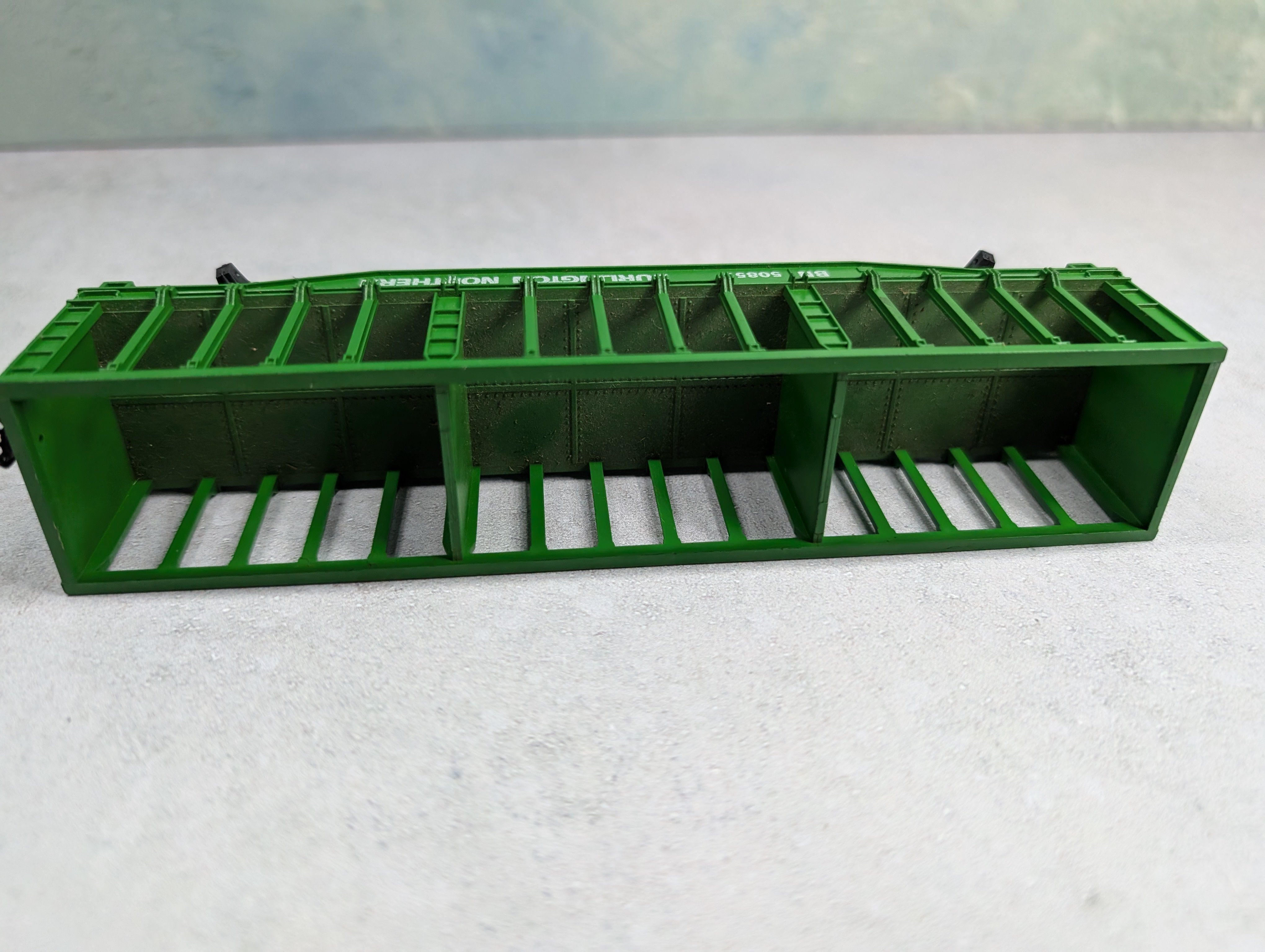 USED AHM HO Scale Pulpwood Car Burlington Northern BN #50855