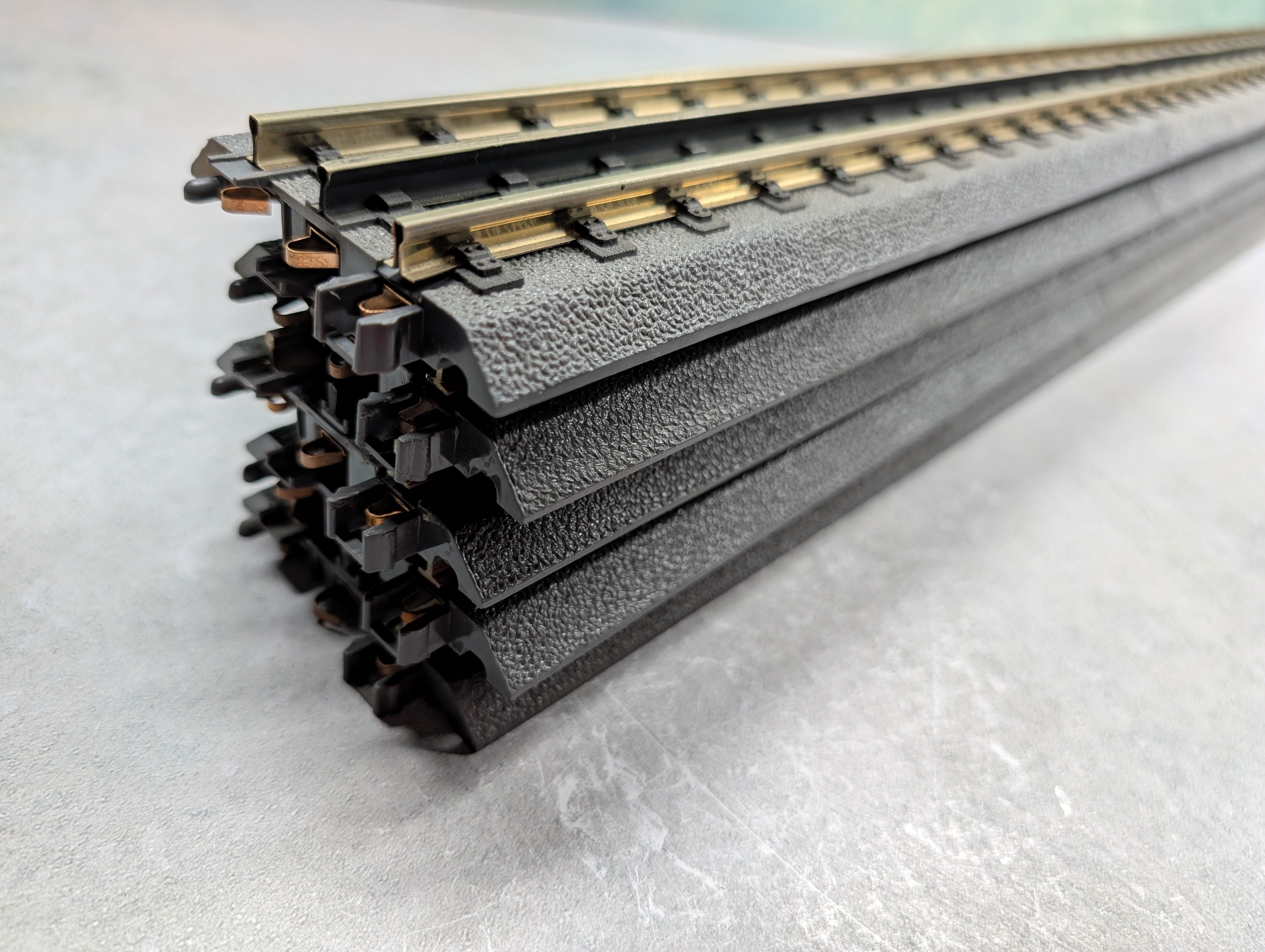 USED MTH O RealTrax 30" Straight Track (5 pcs)