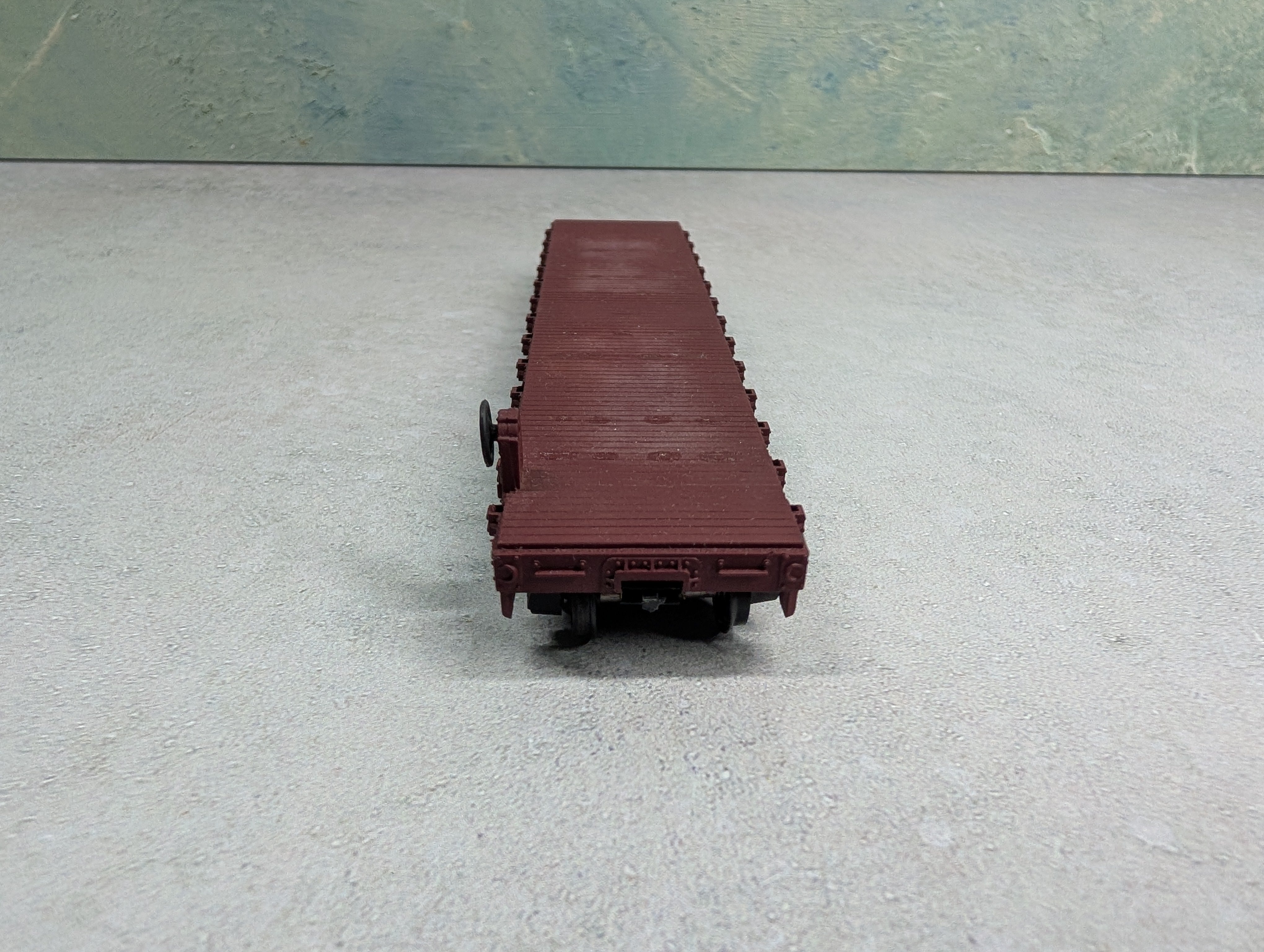 USED Athearn HO Scale 50' Flat Car Allied Rail #656 Custom