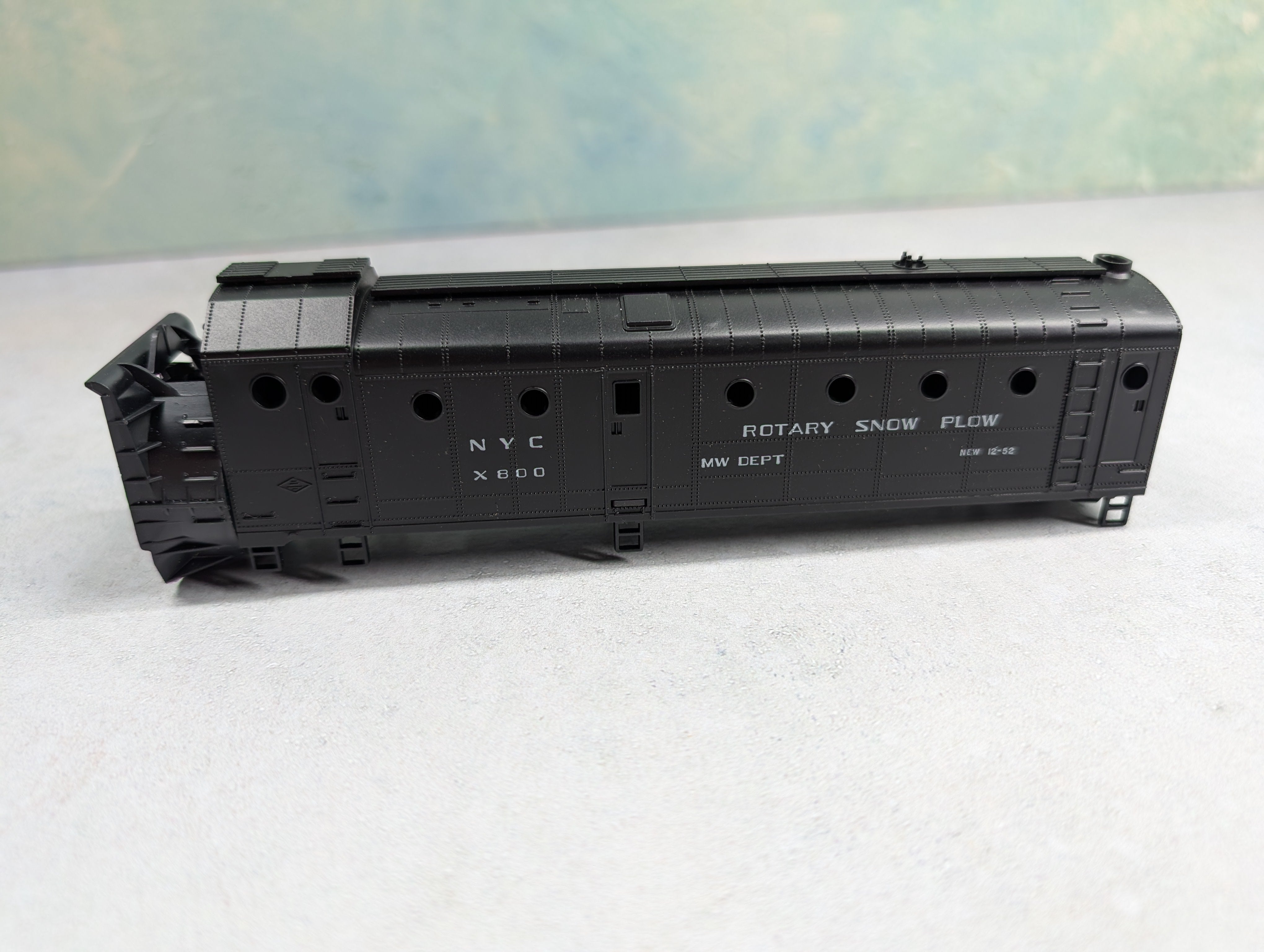 USED Athearn 197 HO Scale Rotary Snow Plow New York Central NYC #X800 KIT