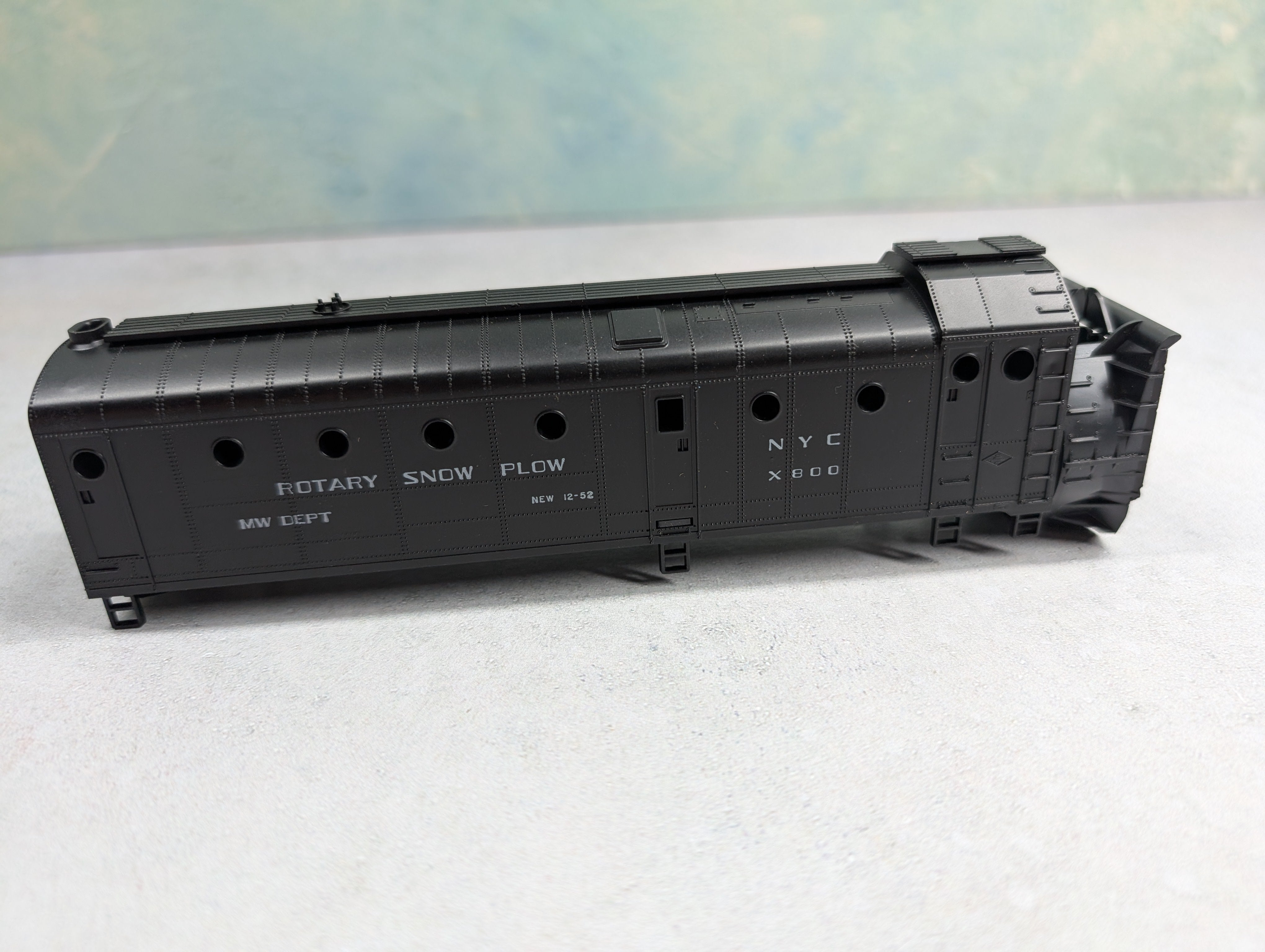 USED Athearn 197 HO Scale Rotary Snow Plow New York Central NYC #X800 KIT