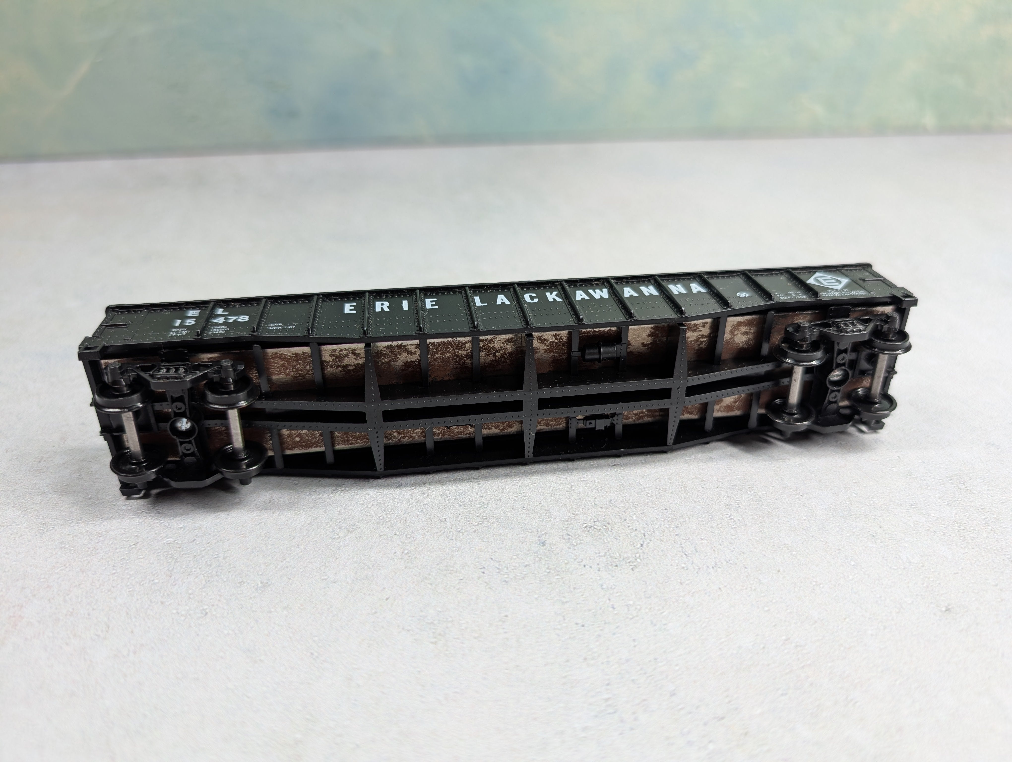 USED Athearn 1645 HO Scale 50' Gondola Erie Lackawanna EL #15478