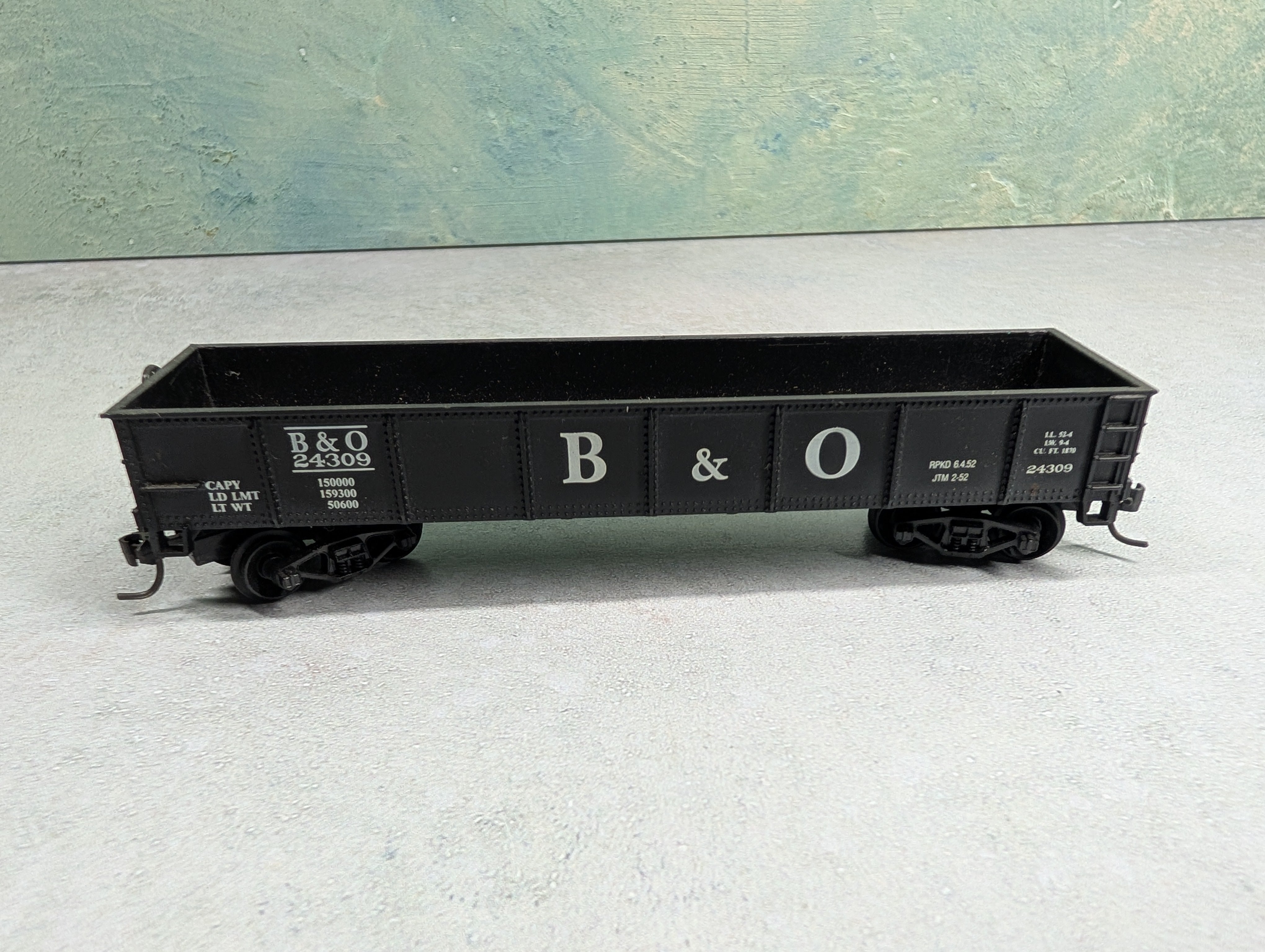 USED Life-Like HO Scale Gondola Baltimore and Ohio B&O #24309
