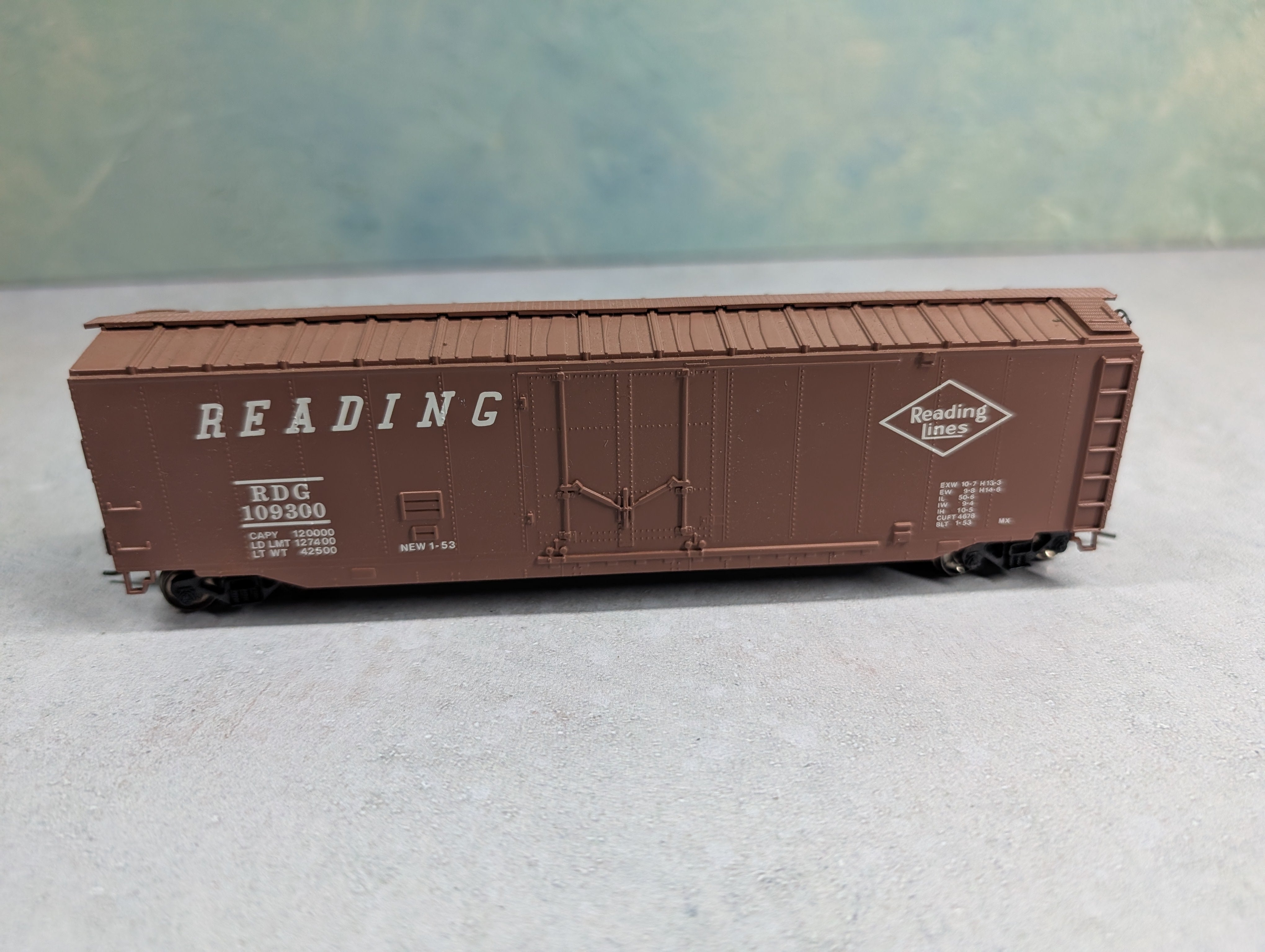USED Bachmann HO Scale 50' Box Car Reading RDG #109300
