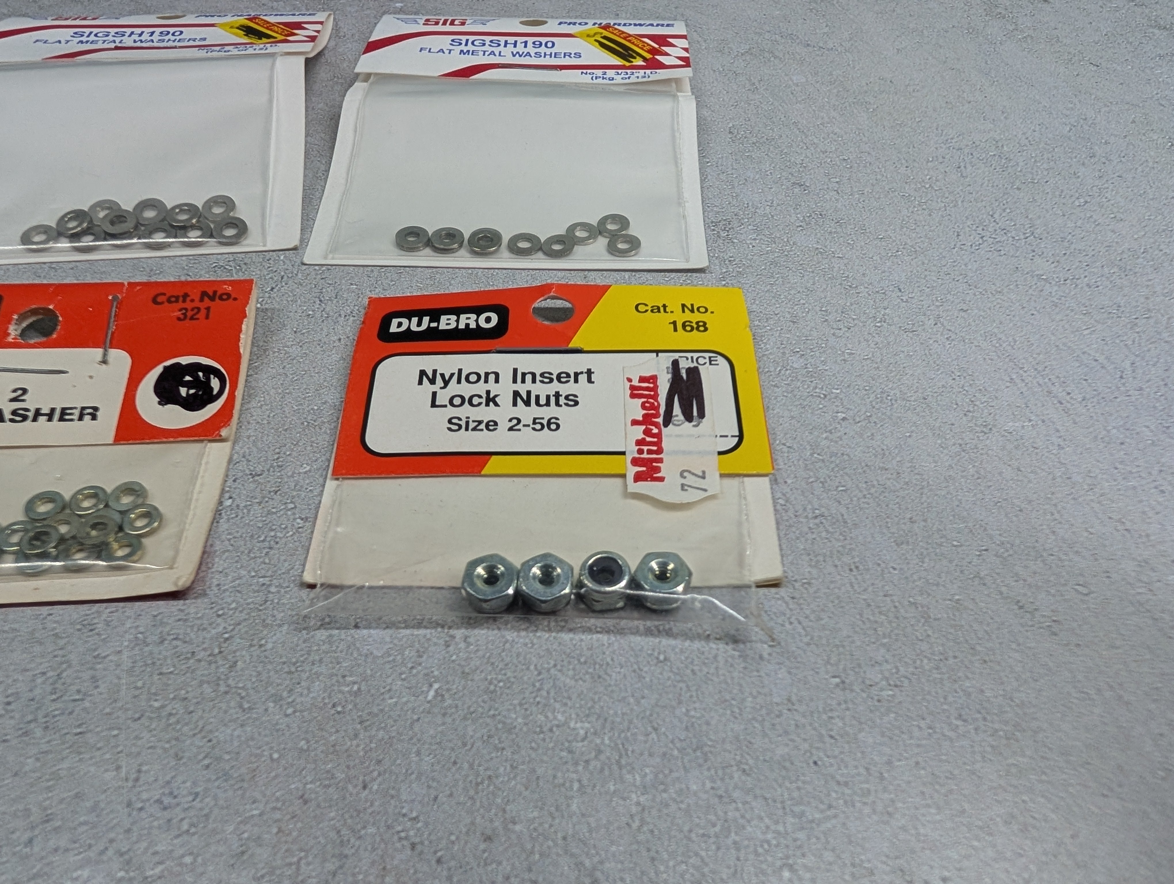 Du-Bro HO Scale Lot of Washers