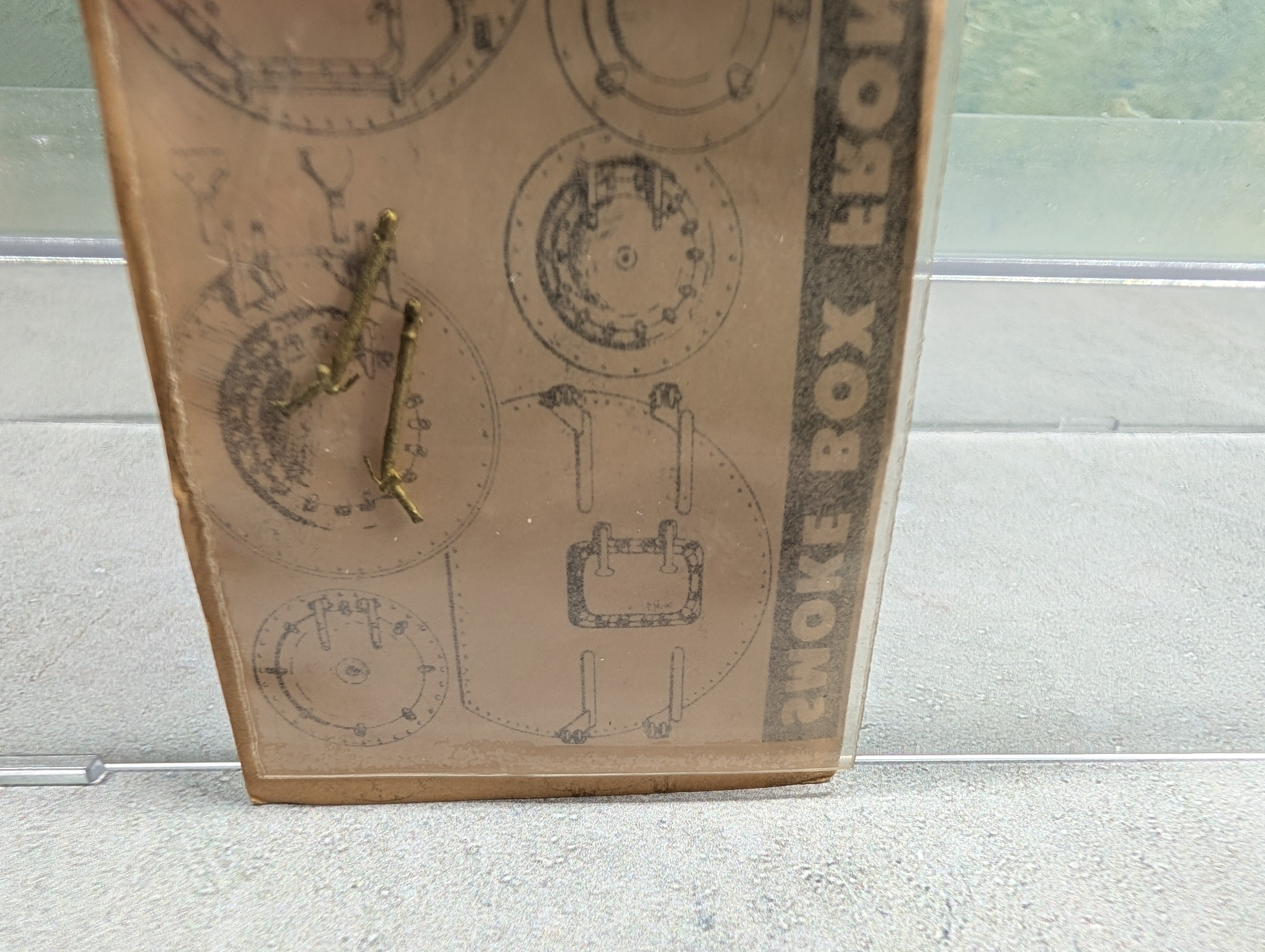 Kemtron 381 HO Scale Air Hose Brass Detail Parts (2 pcs)