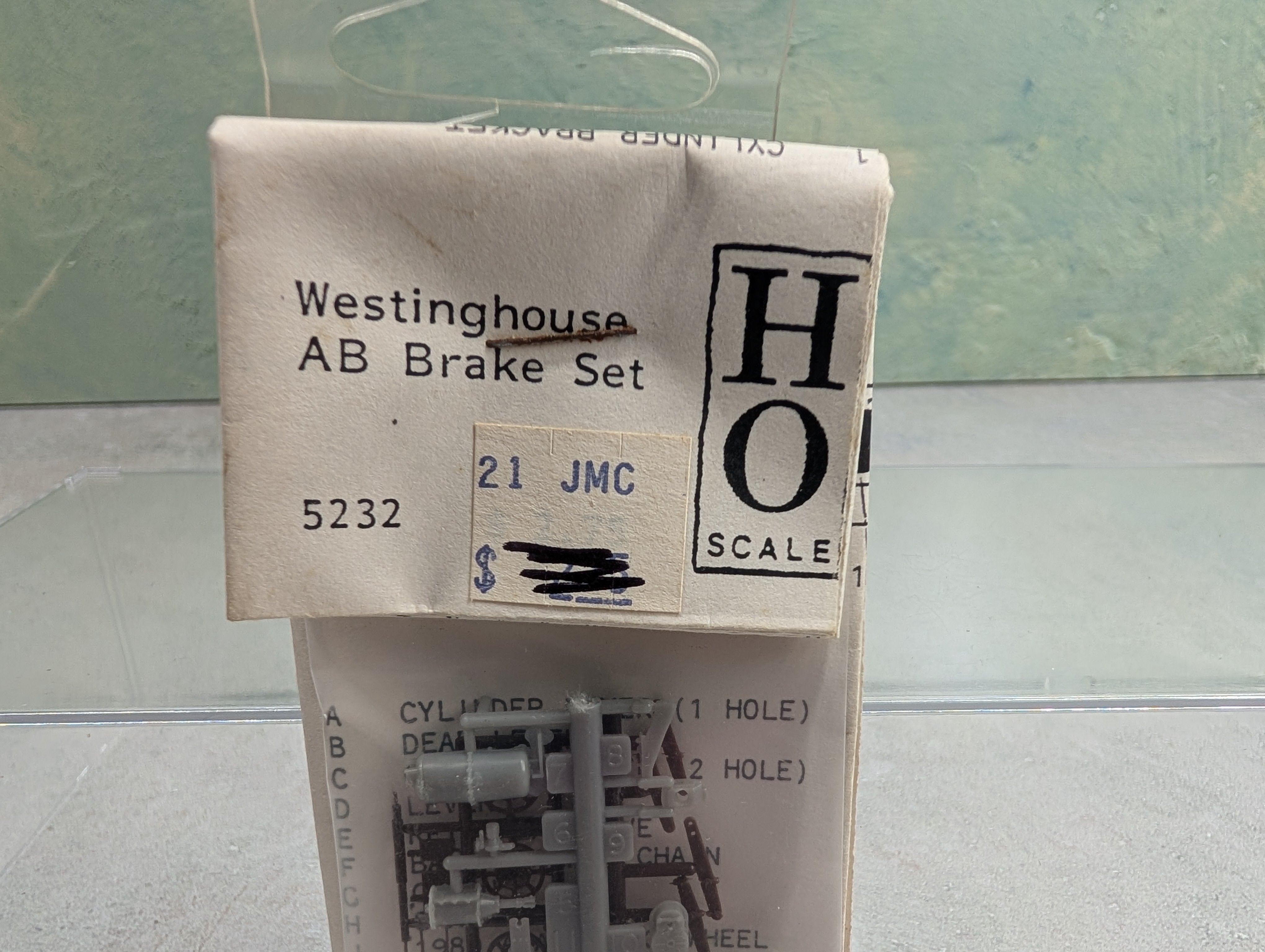 Grandt Line 5232 HO Scale Westinghouse AB Brake Set