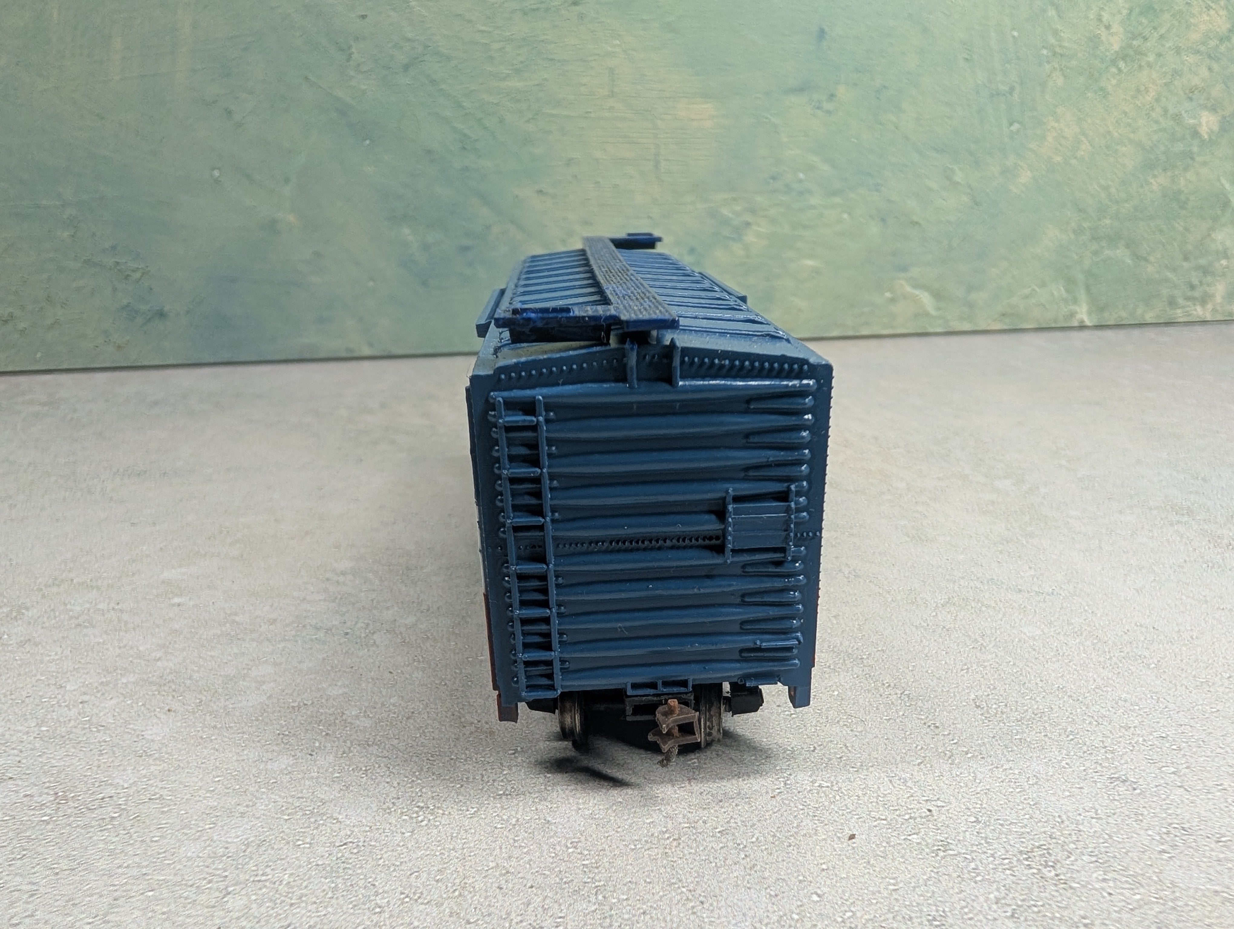USED Bachmann HO Scale 40' Steel Box Car Bangor and Aroostook BAR #5226 Gearboxes