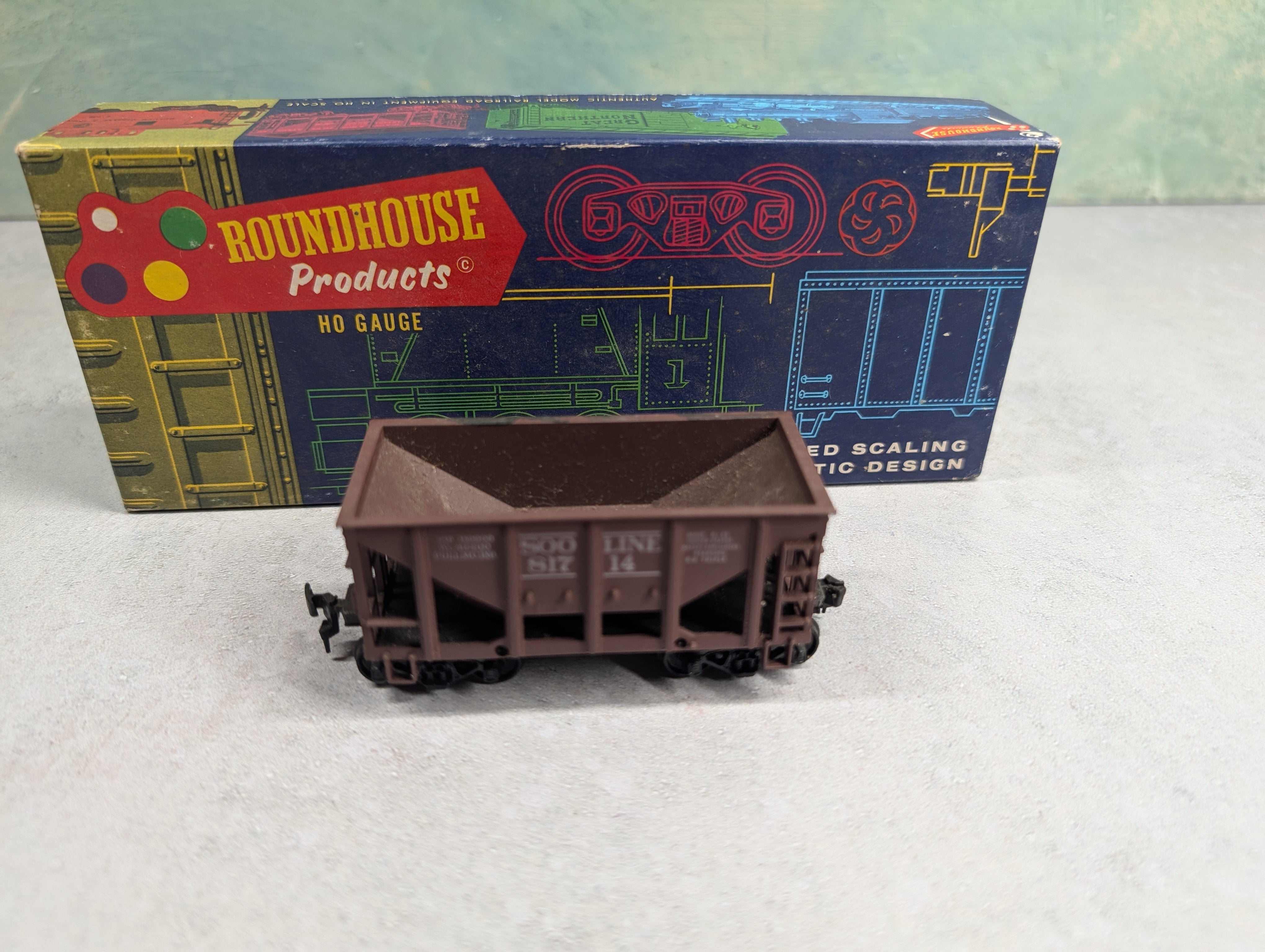 USED Roundhouse 1411 HO Scale Ore Car Soo Line #81714 KIT