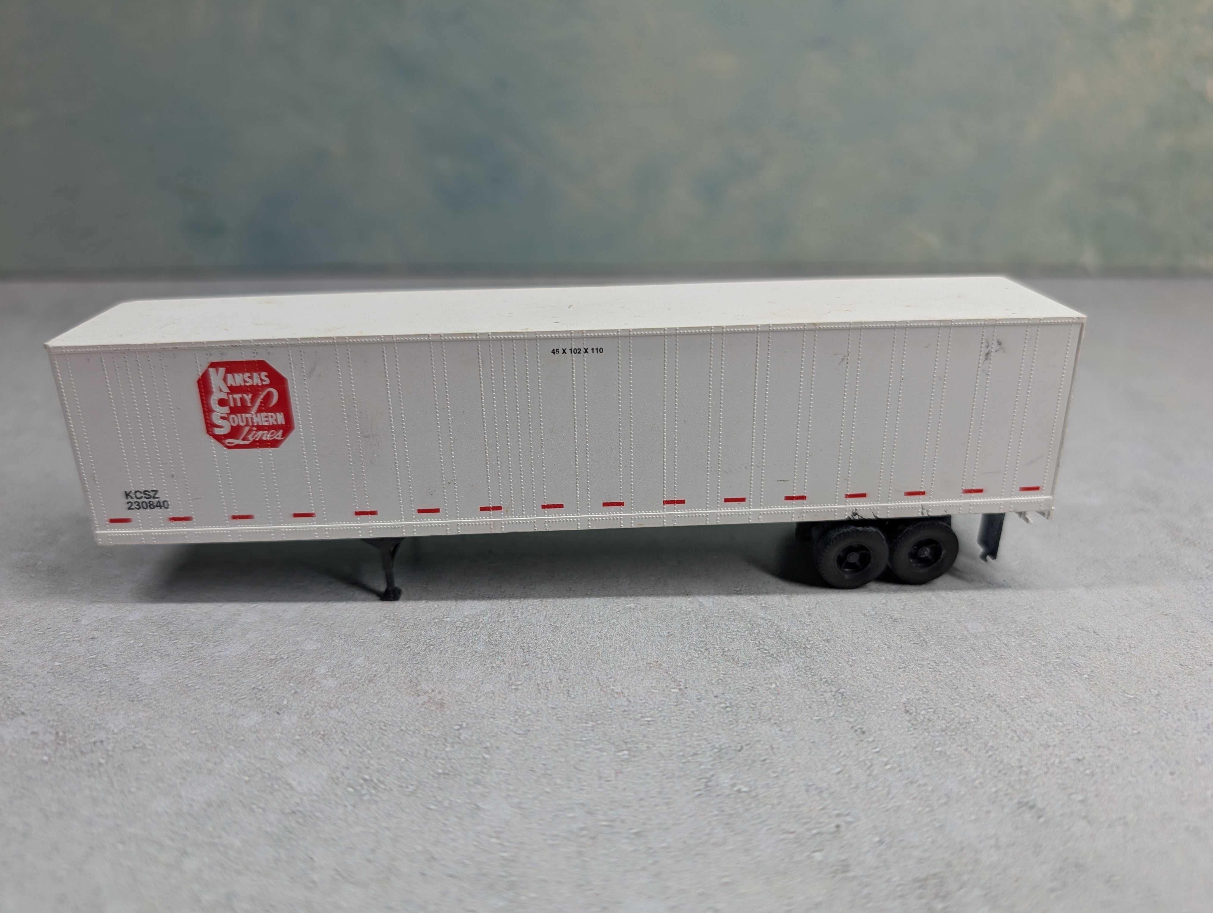 USED HO Scale 45' Trailer Kansas City Southern KCSX #230740