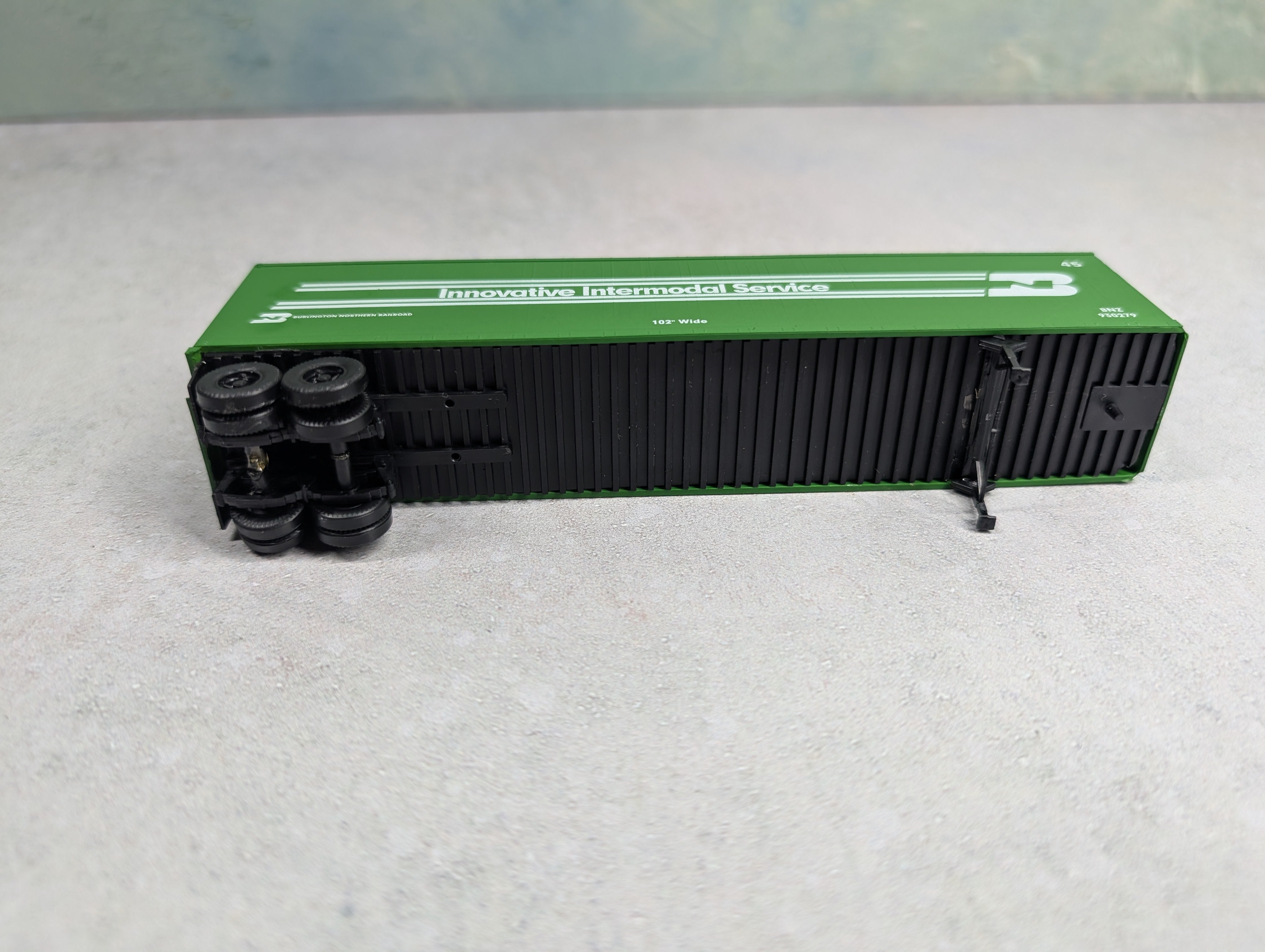 USED HO Scale 45' Trailer Burlington Northern BNZ #930279