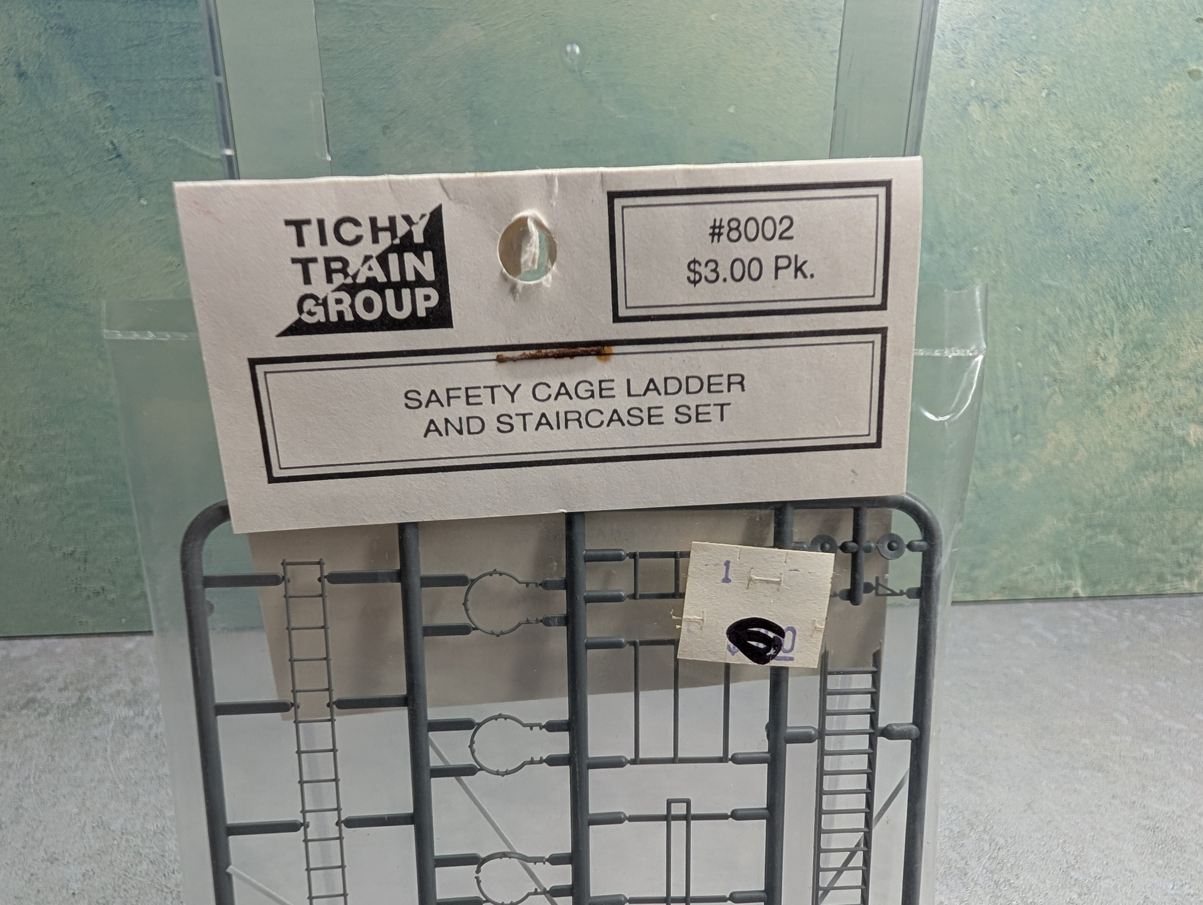 Tichy Train Group 8002 HO Scale Safety Cage Ladder & Staircase Set