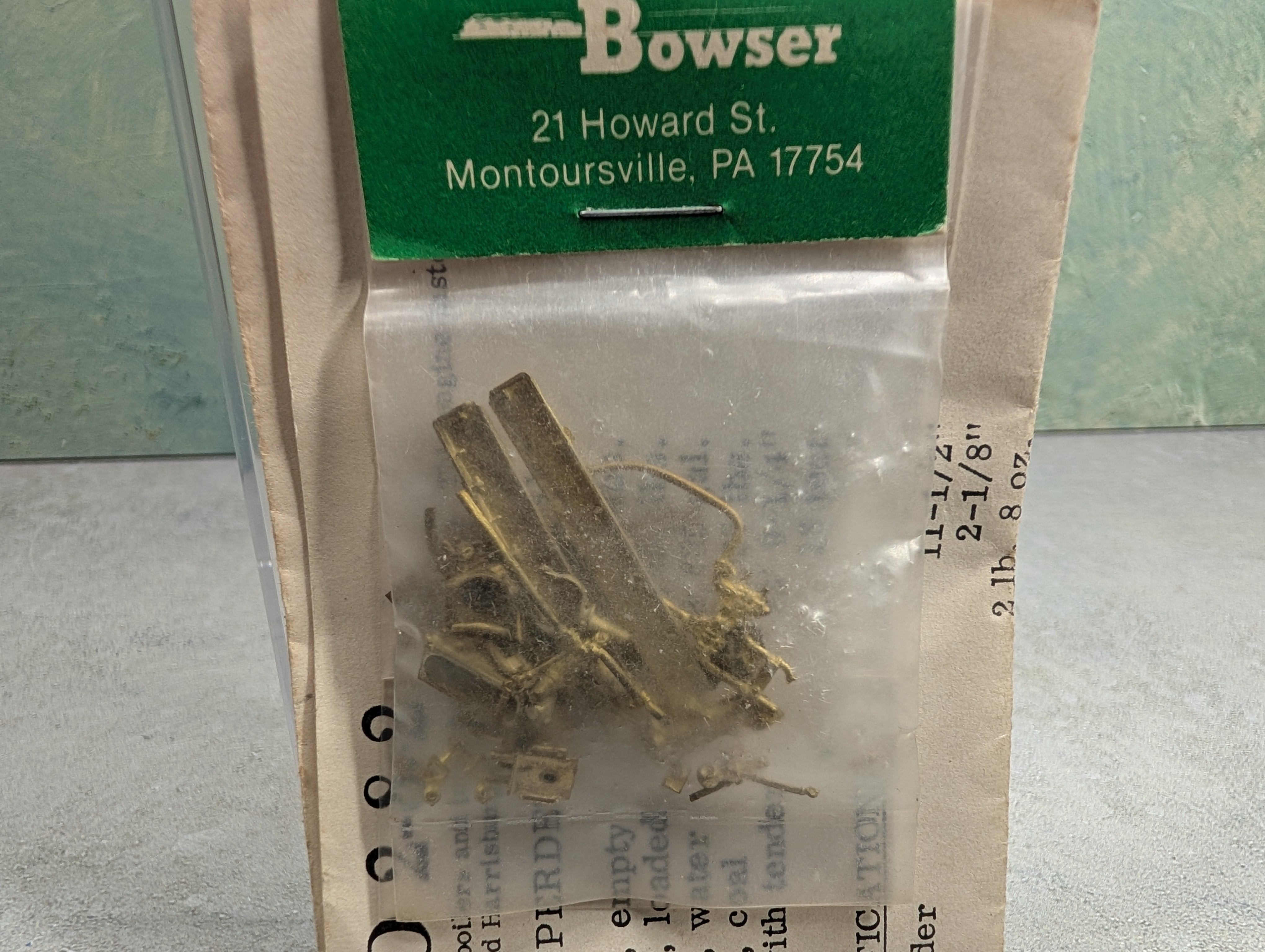 Bowser 1-100810 HO Scale L-1 Superdetail Kit PRR L1 L-1 2-8-2 Mikado Steam Locomotive Brass Super Detail Kit
