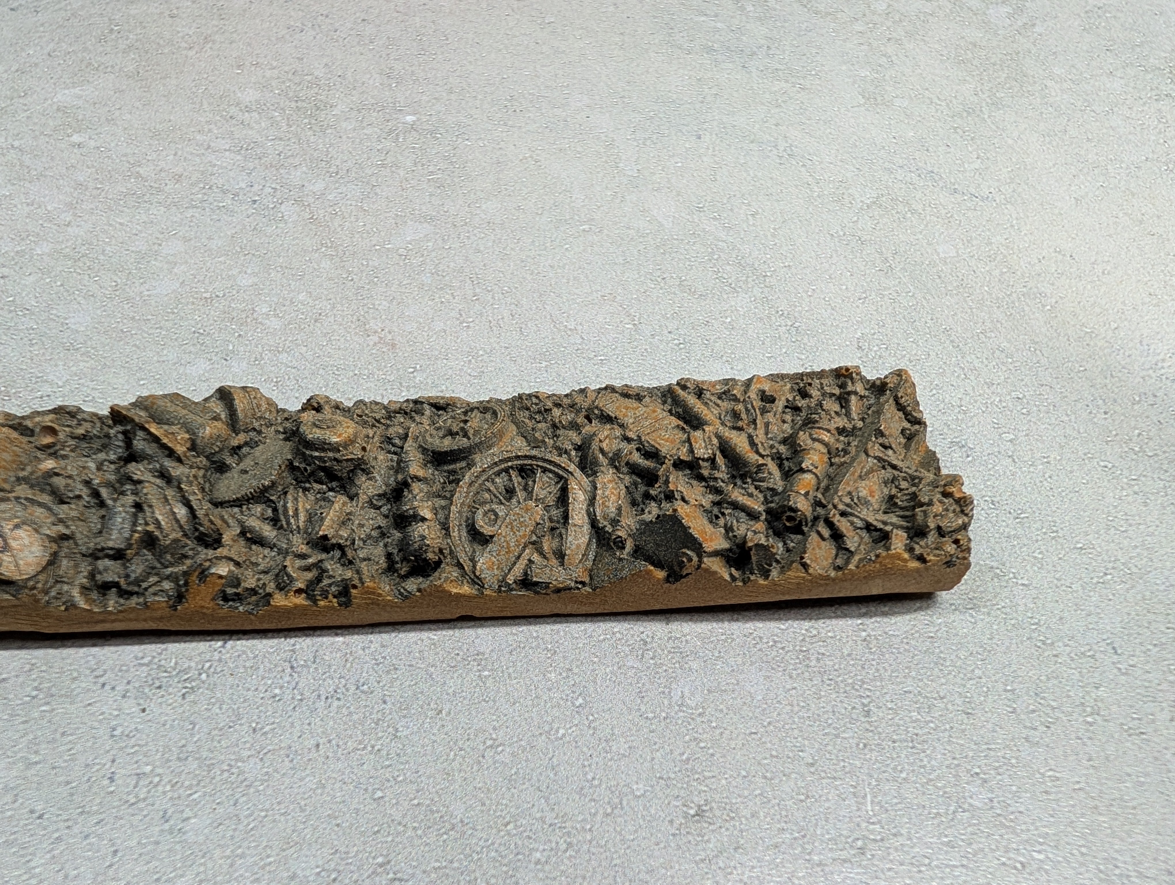 USED HO Scale Scrap Load for Gondola