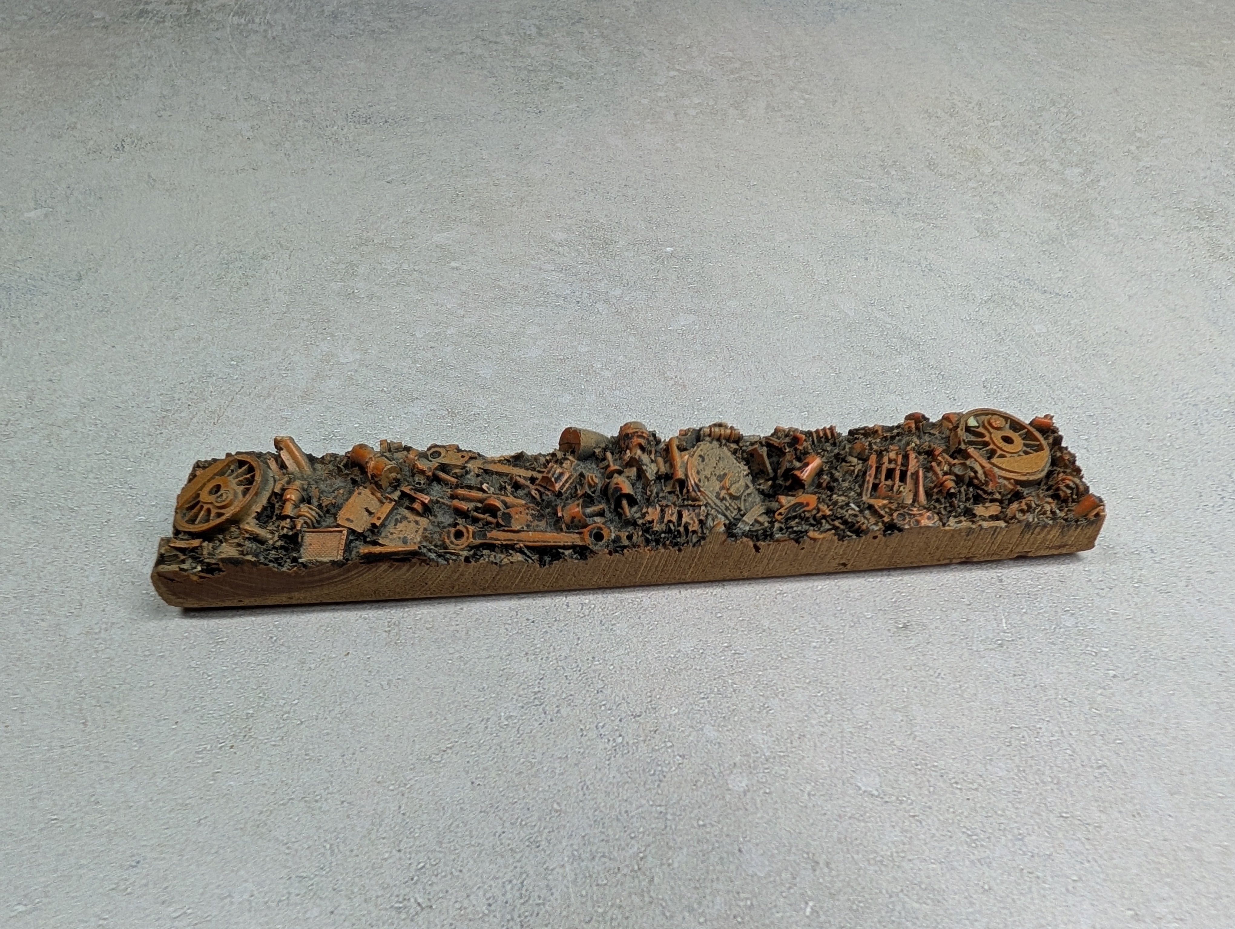 USED HO Scale Scrap Load for Gondola