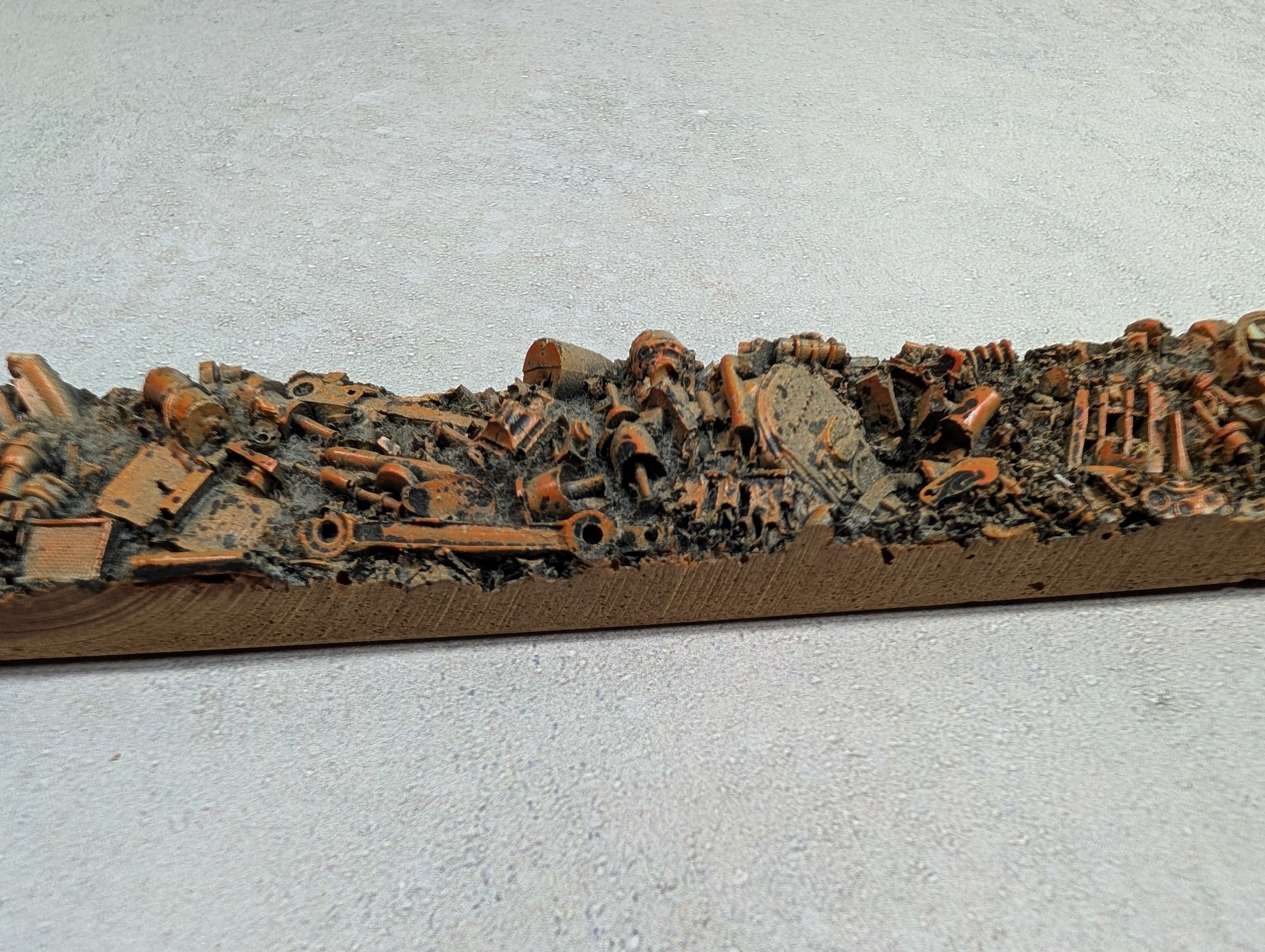 USED HO Scale Scrap Load for Gondola