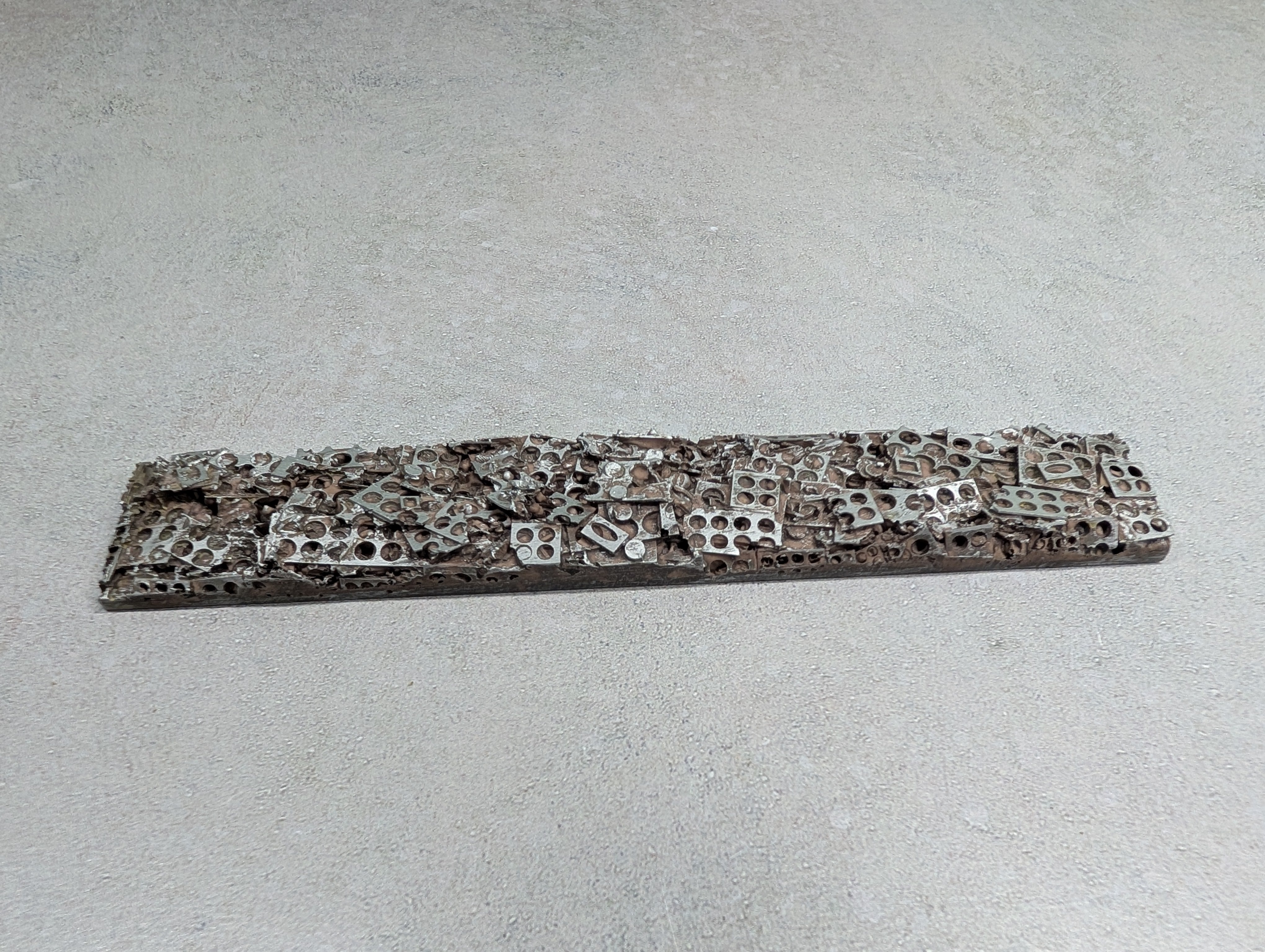 USED HO Scale Metal Scrap Load for Gondola