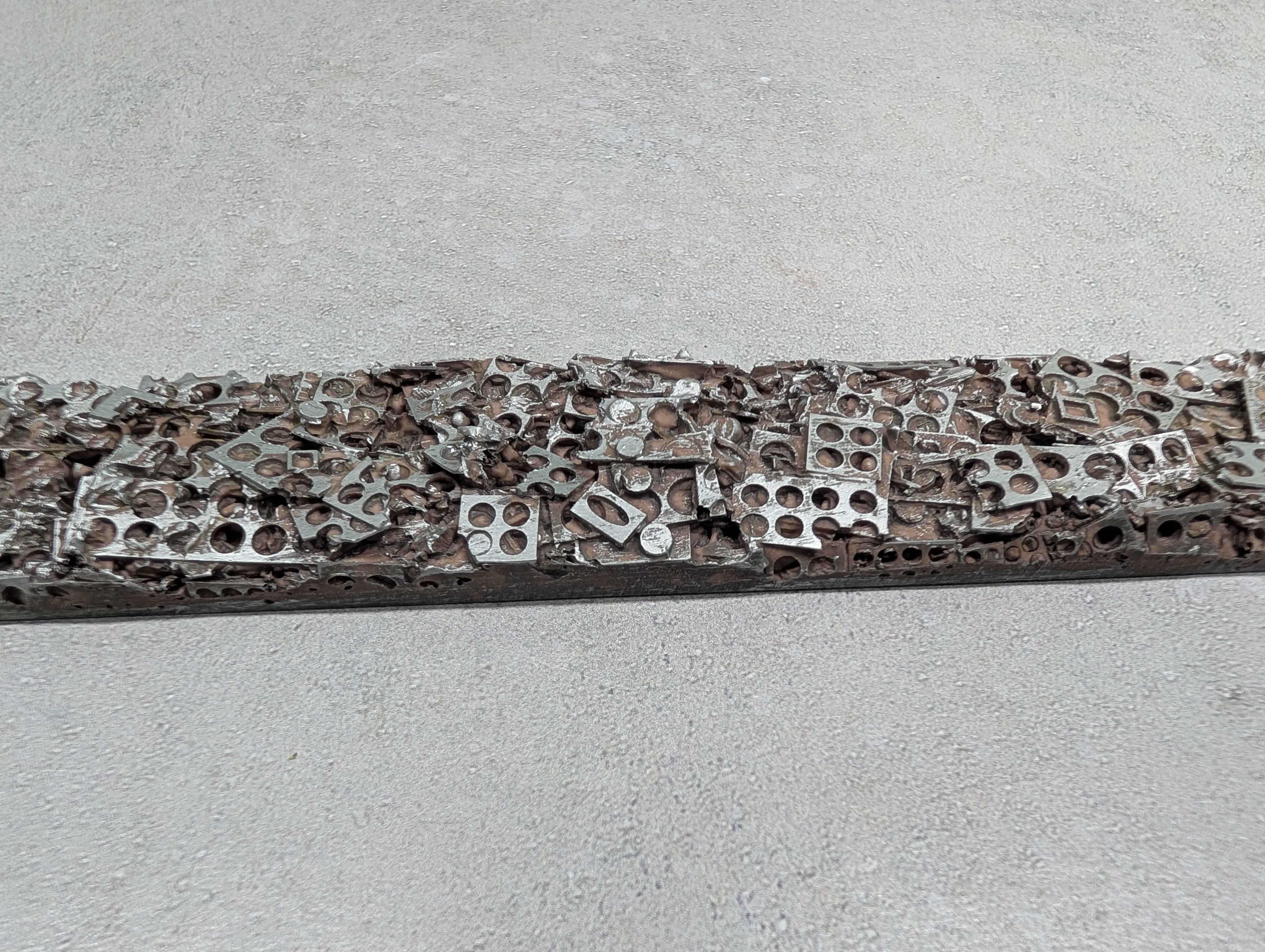 USED HO Scale Metal Scrap Load for Gondola