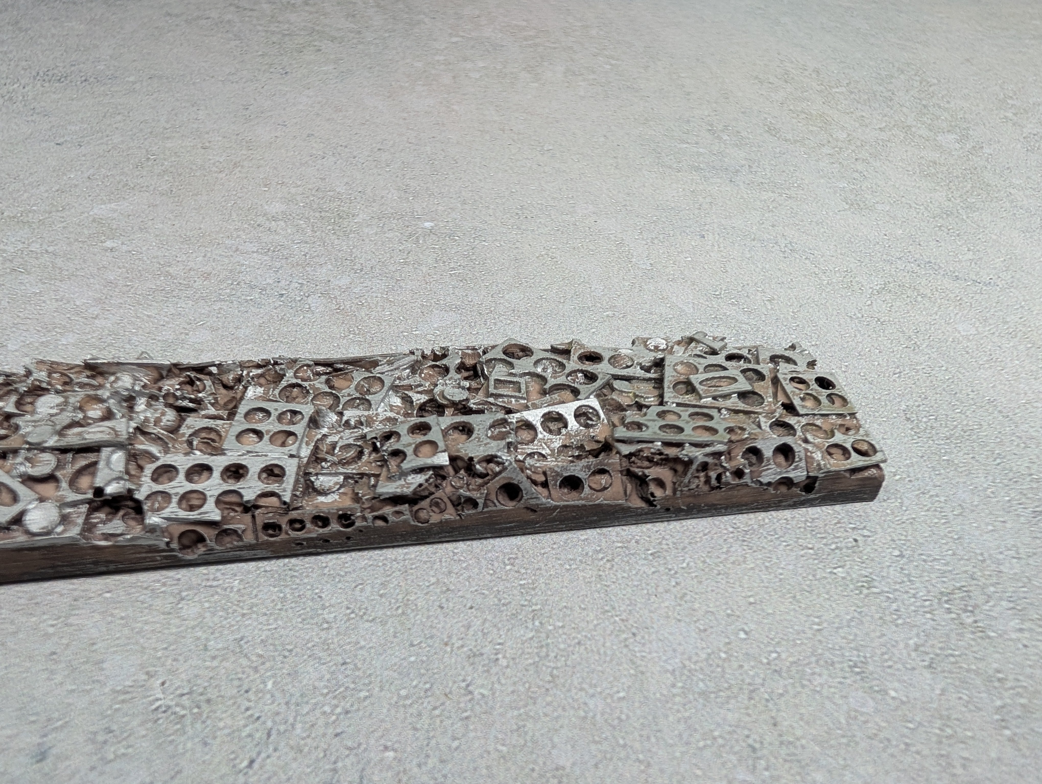 USED HO Scale Metal Scrap Load for Gondola