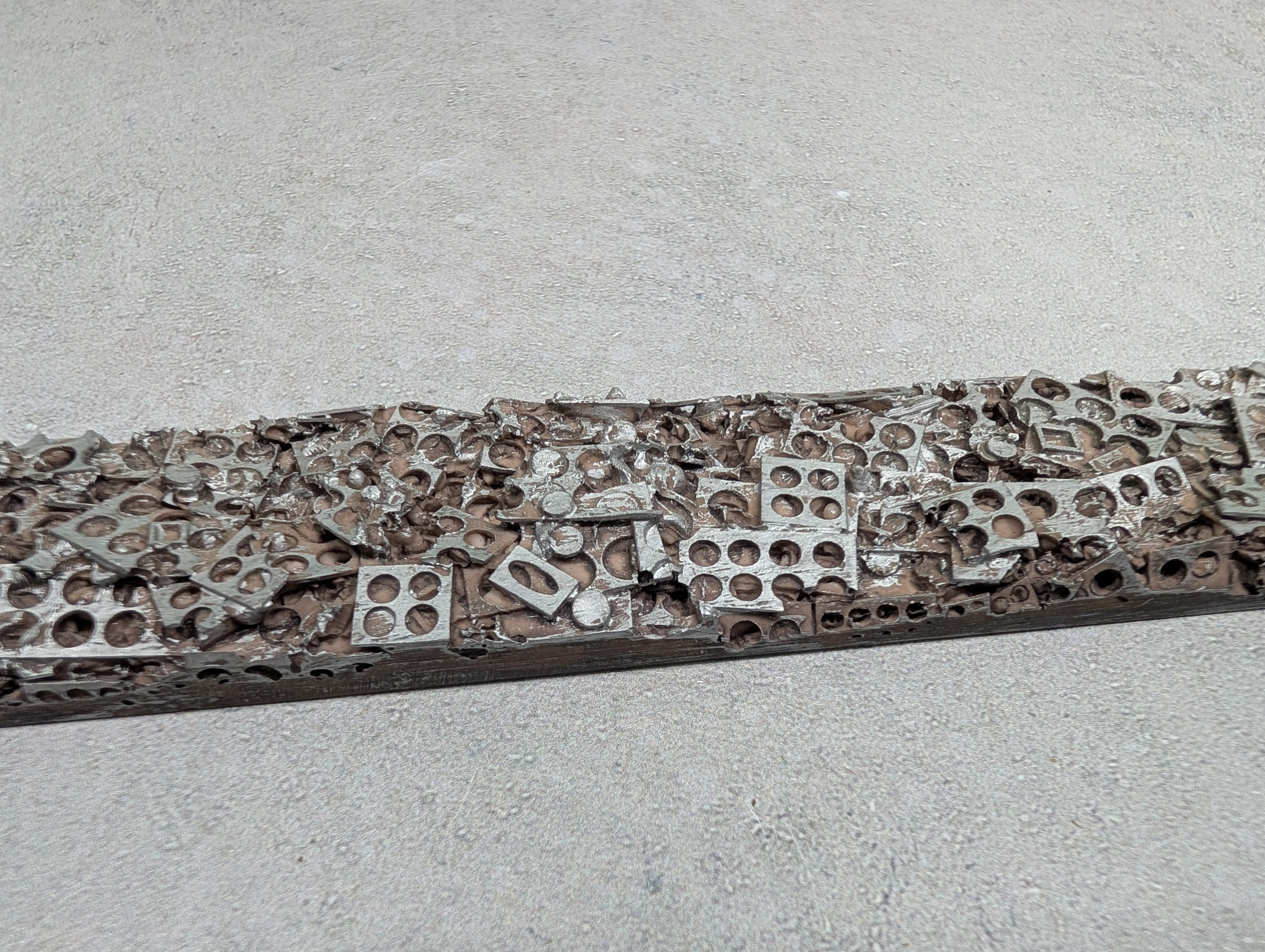 USED HO Scale Metal Scrap Load for Gondola