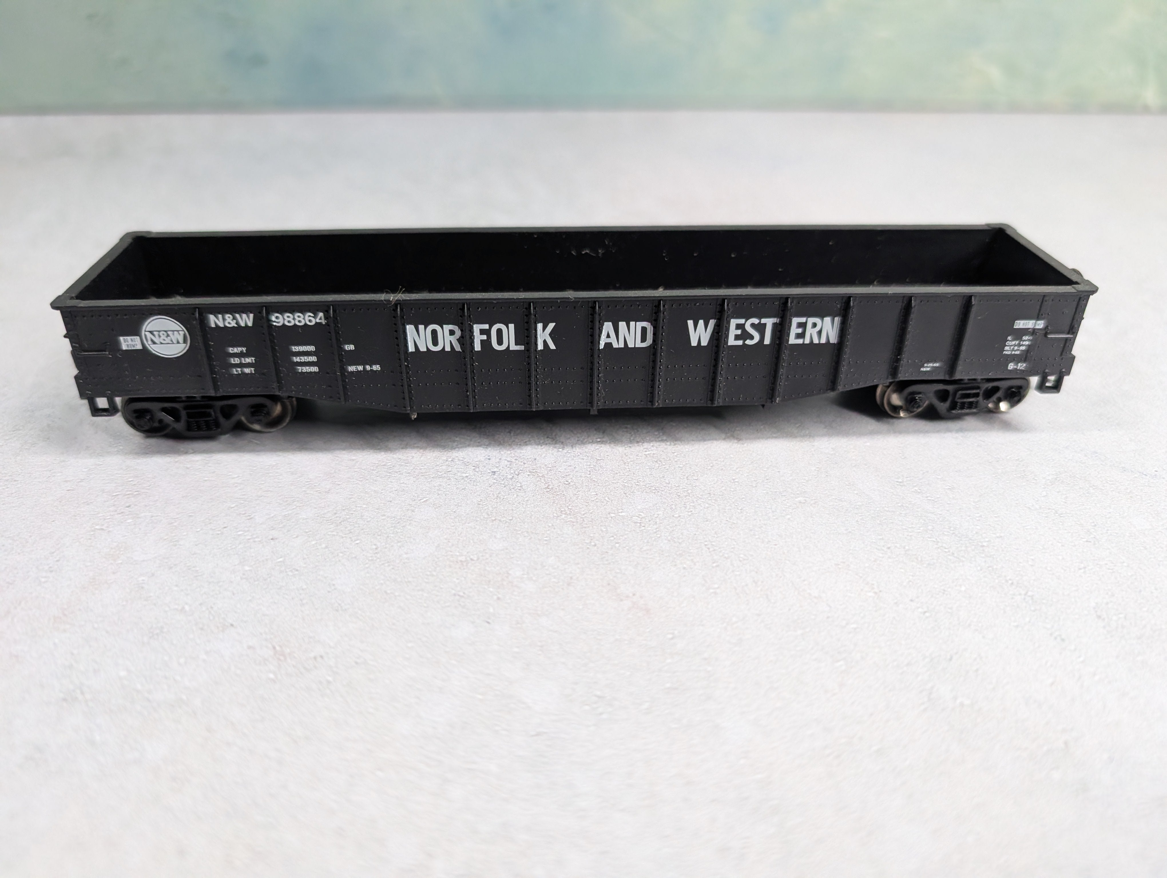 USED Athearn HO Scale Gondola Norfolk & Western N&W #98864