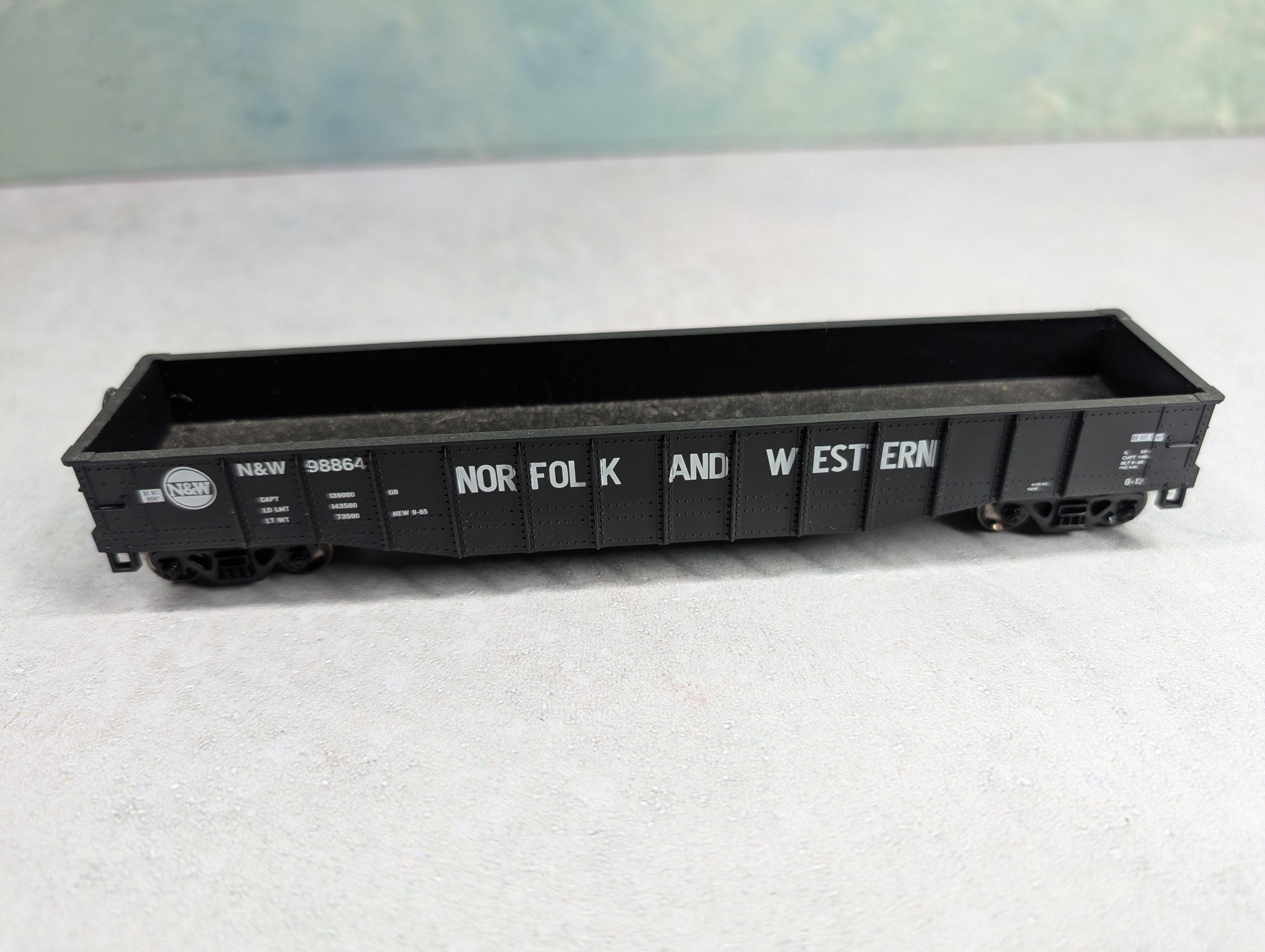 USED Athearn HO Scale Gondola Norfolk & Western N&W #98864