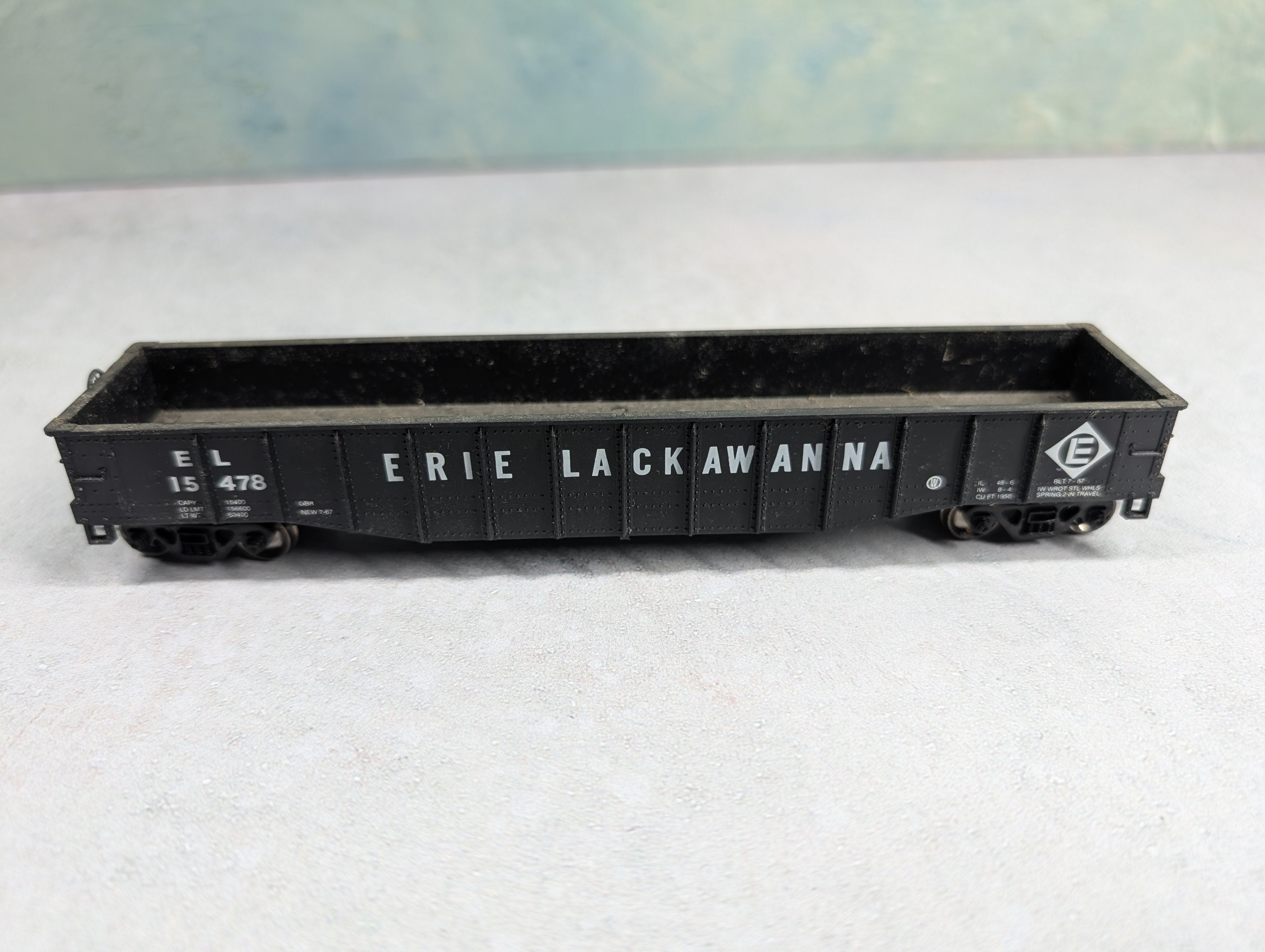 USED Athearn HO Scale Gondola Erie Lackawanna EL #15478