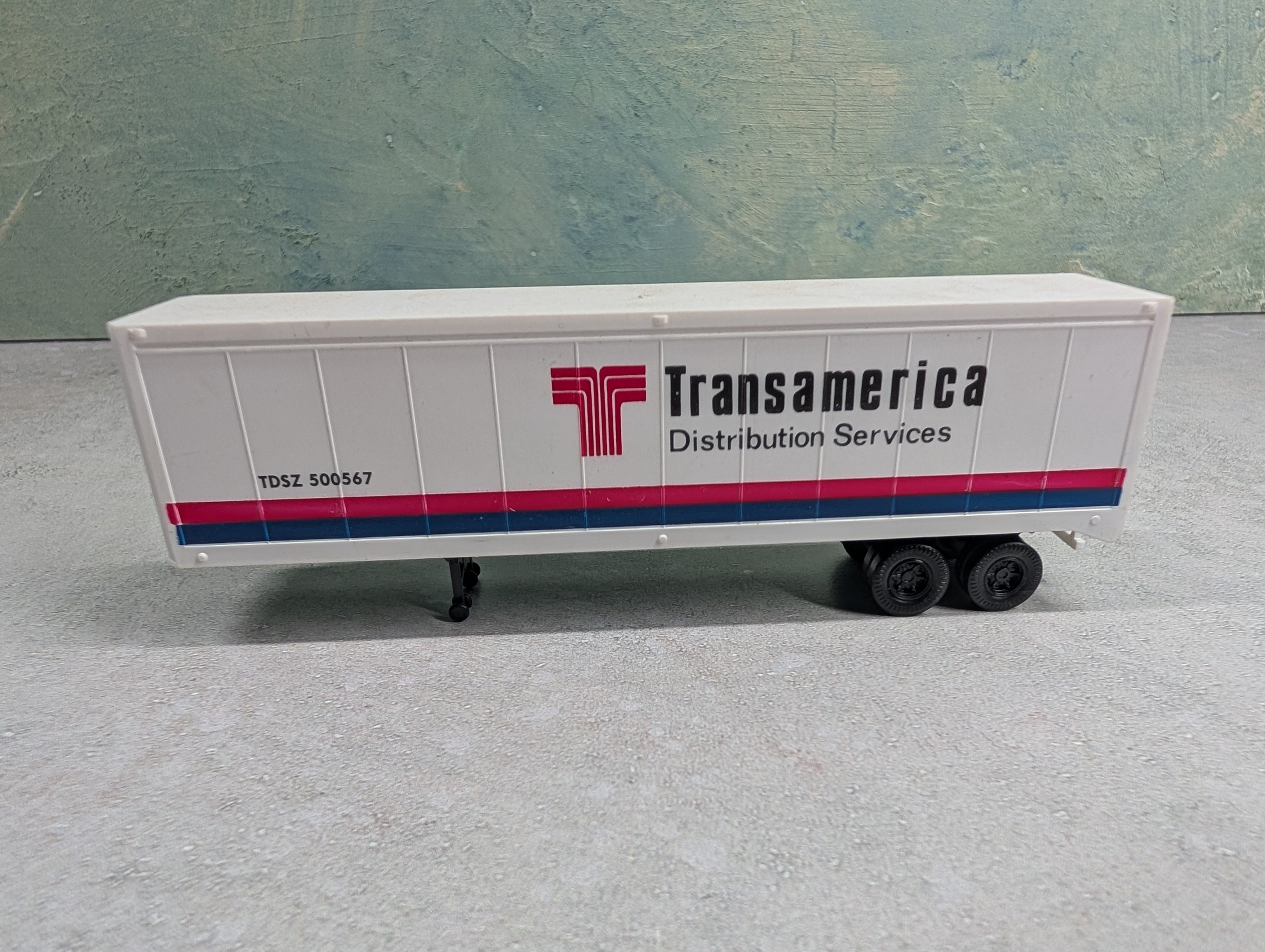 USED Walthers HO Scale 40' Trailer TransAmerica TDSZ #500567
