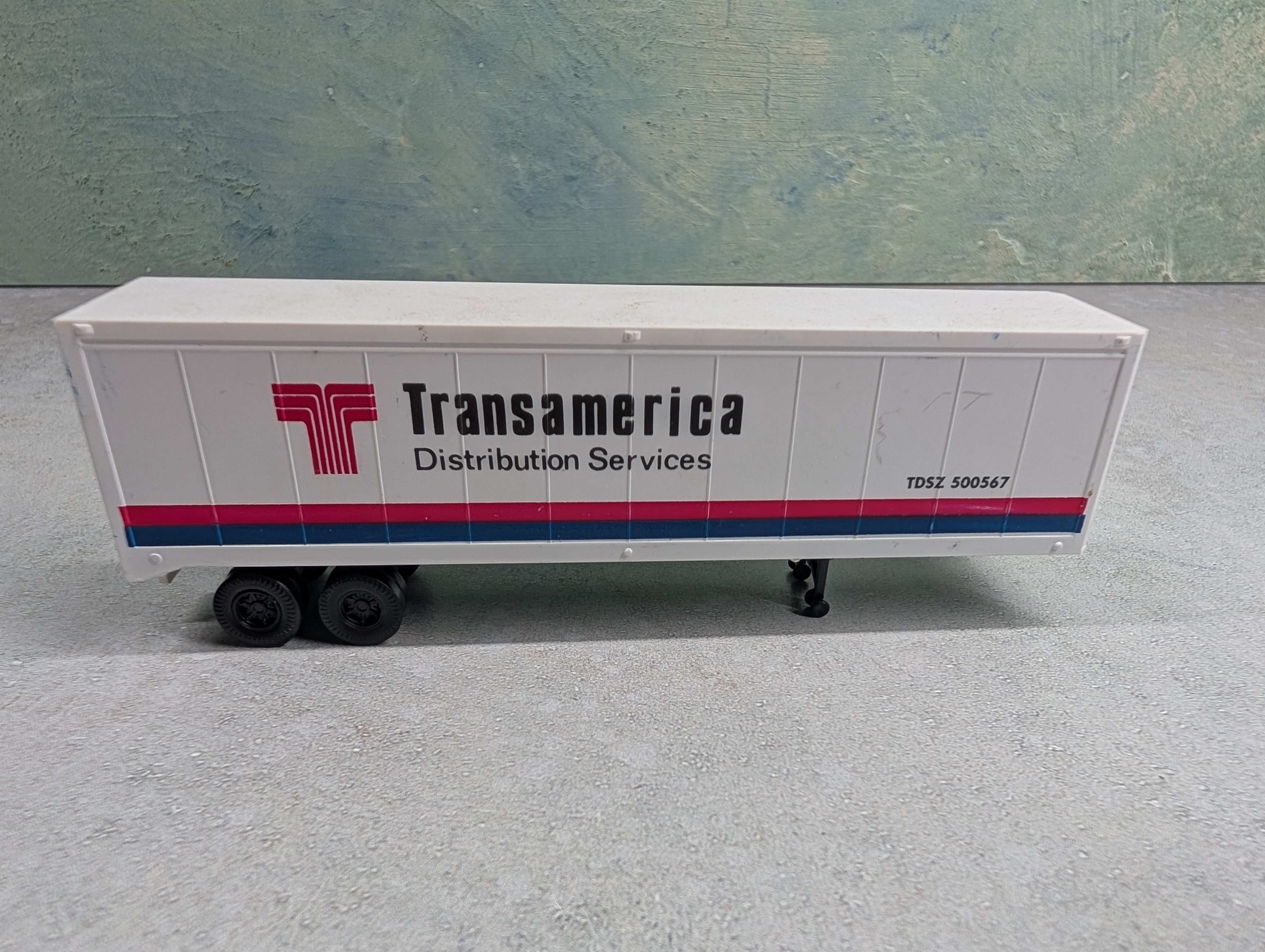 USED Walthers HO Scale 40' Trailer TransAmerica TDSZ #500567