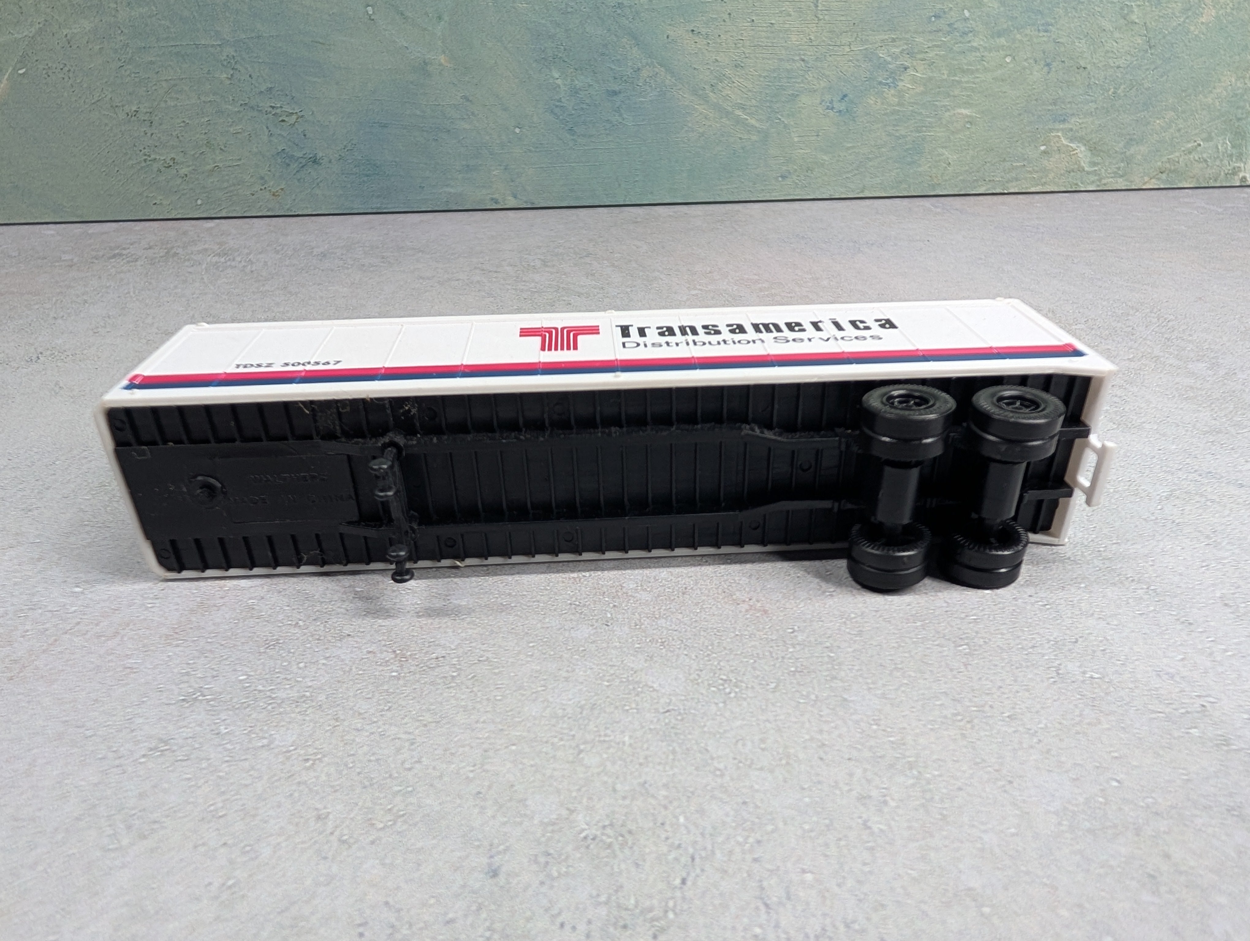 USED Walthers HO Scale 40' Trailer TransAmerica TDSZ #500567