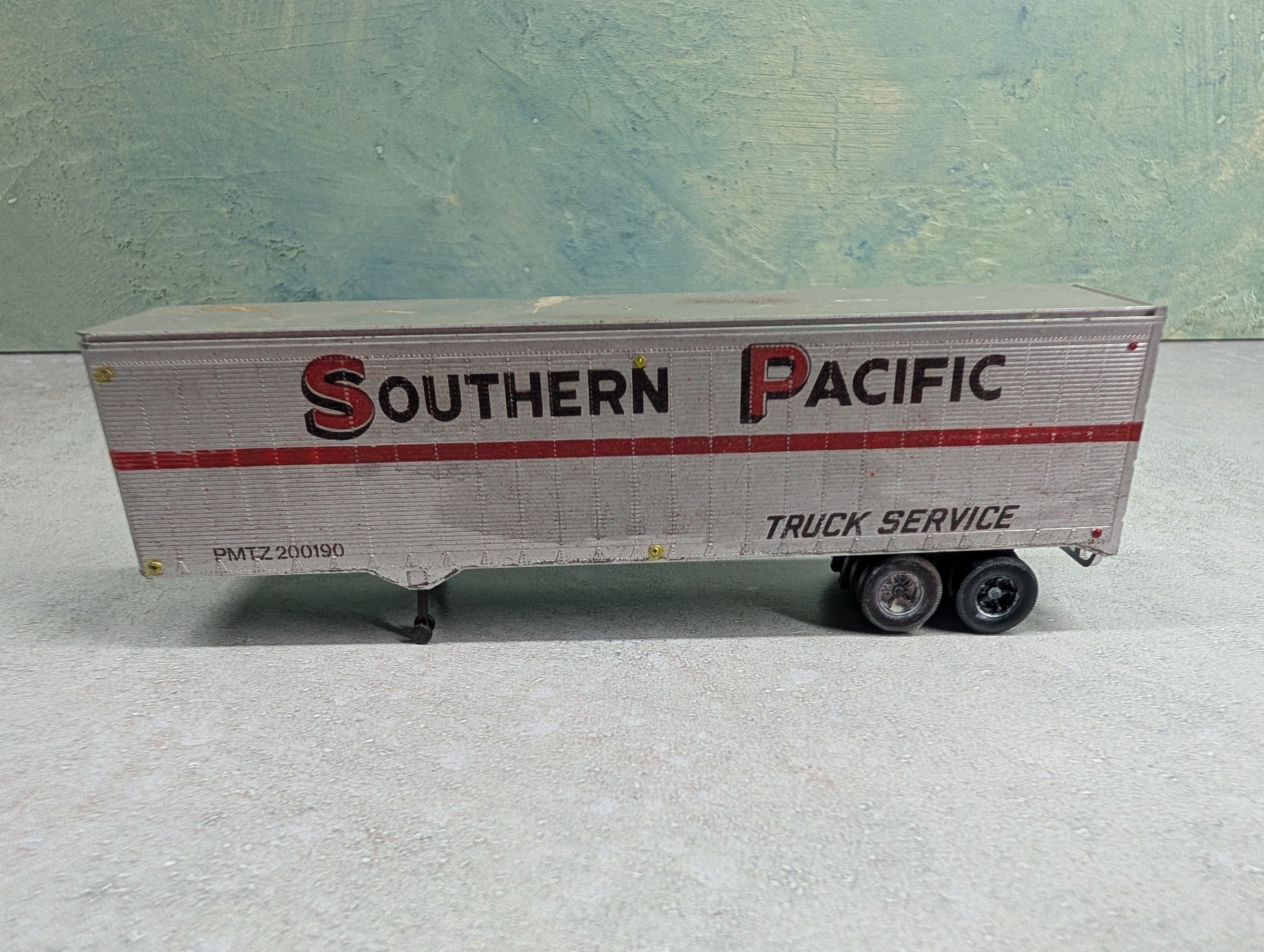 USED HO Scale 40' Trailer Southern Pacific PMTZ #200190