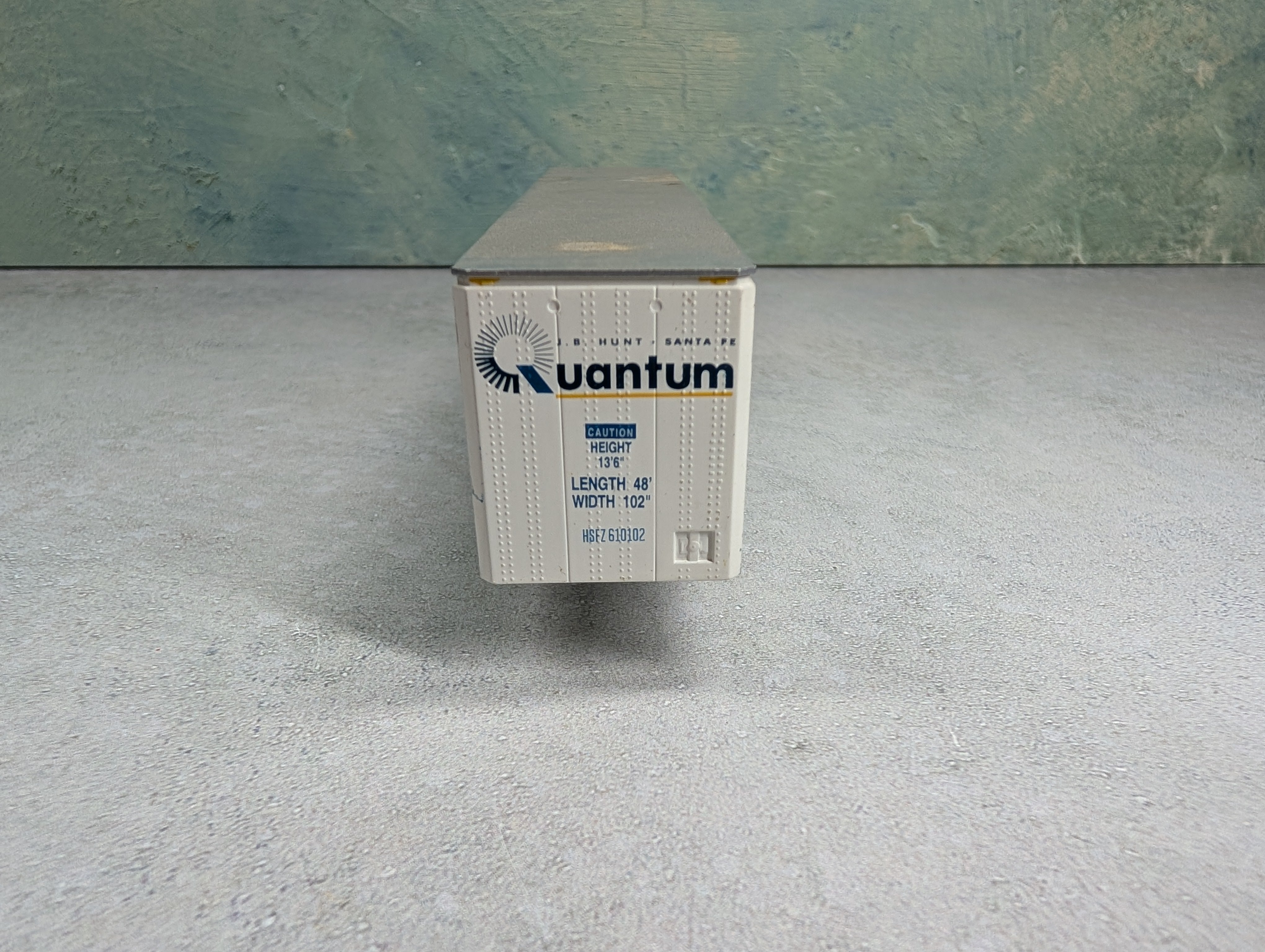 USED Con-Cor HO Scale 47' Trailer JB Hunt Quantum HSFZ #610102