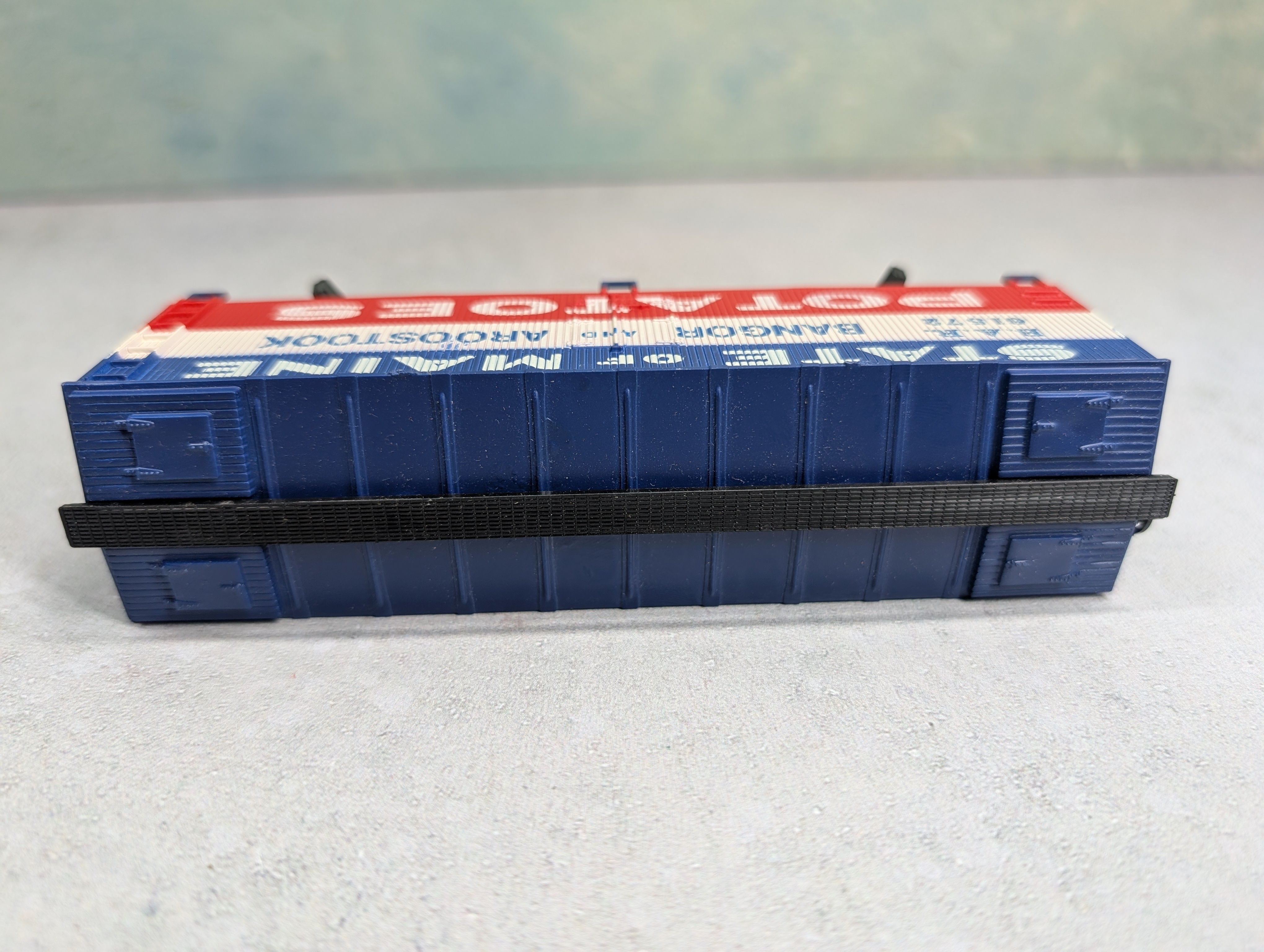 USED HO Scale 40' Wooden Box Car Bangor & Aroostook BAR #61572