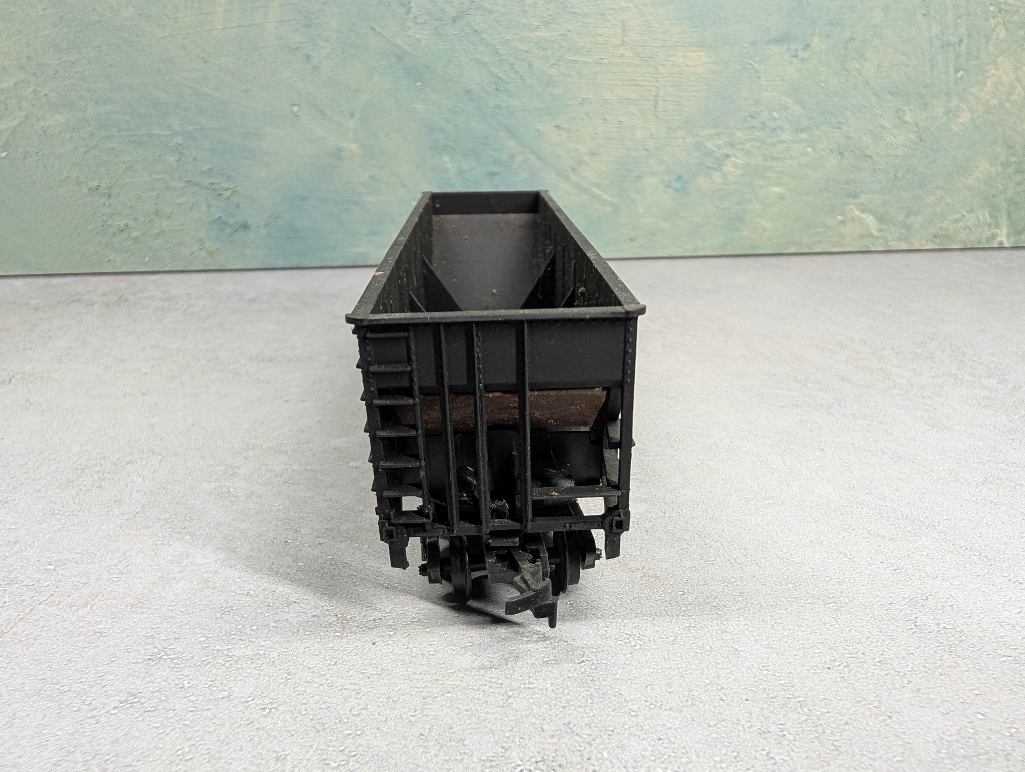 USED HO Scale 3 Bay Open Hopper Reading RDG #483763