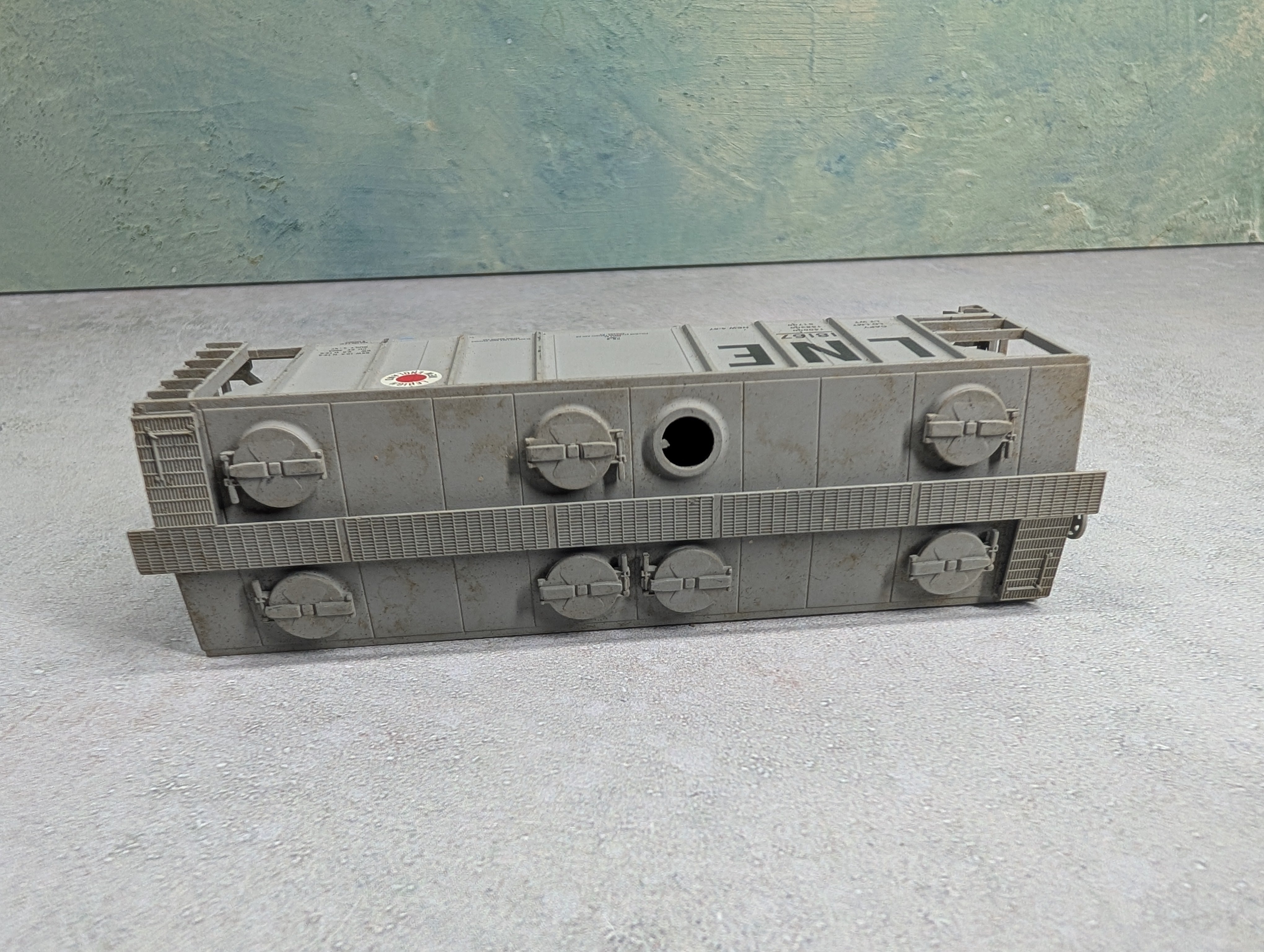 USED Atlas HO Scale Covered Hopper Lehigh and New England LNE #18167 Missing Parts