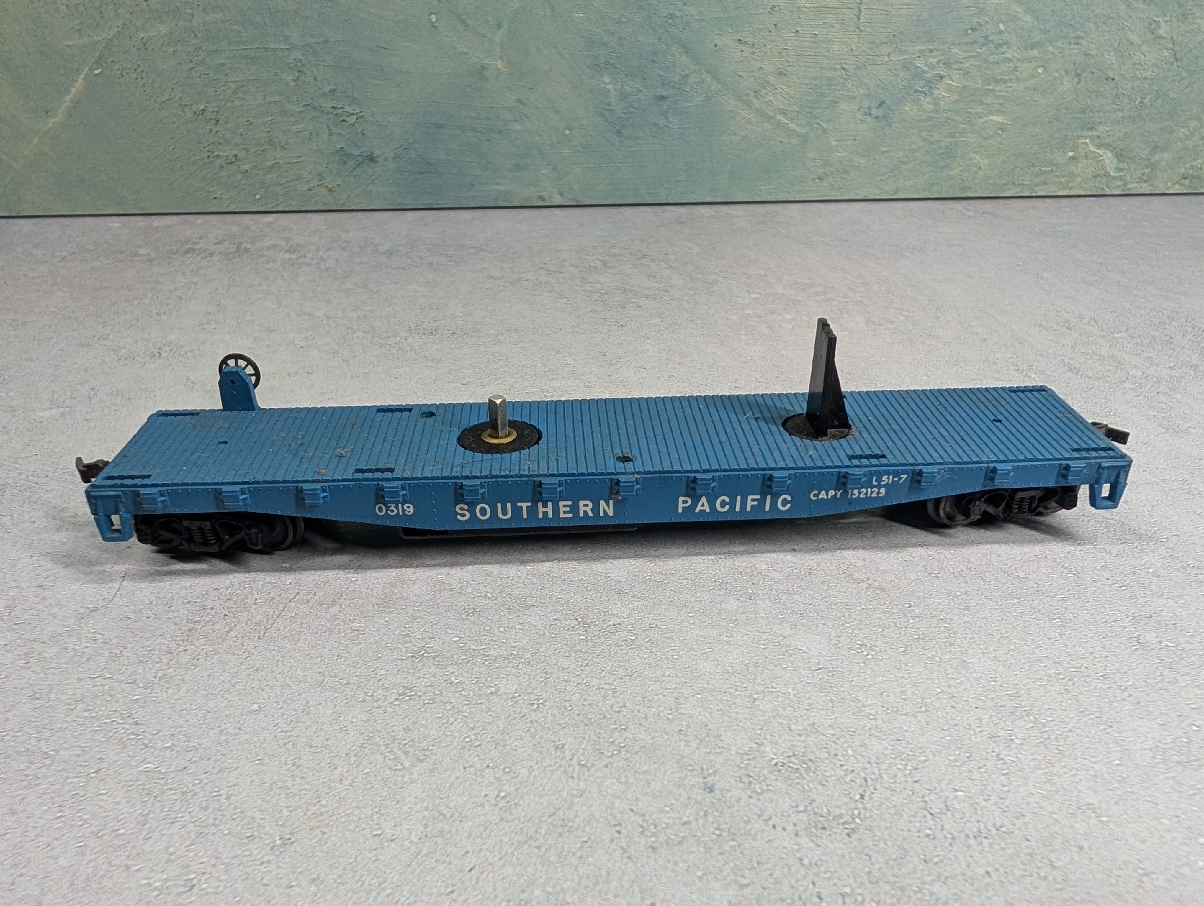 USED Lionel HO Scale Helicopter Launch Car Southern Pacific #0139 Incomplete