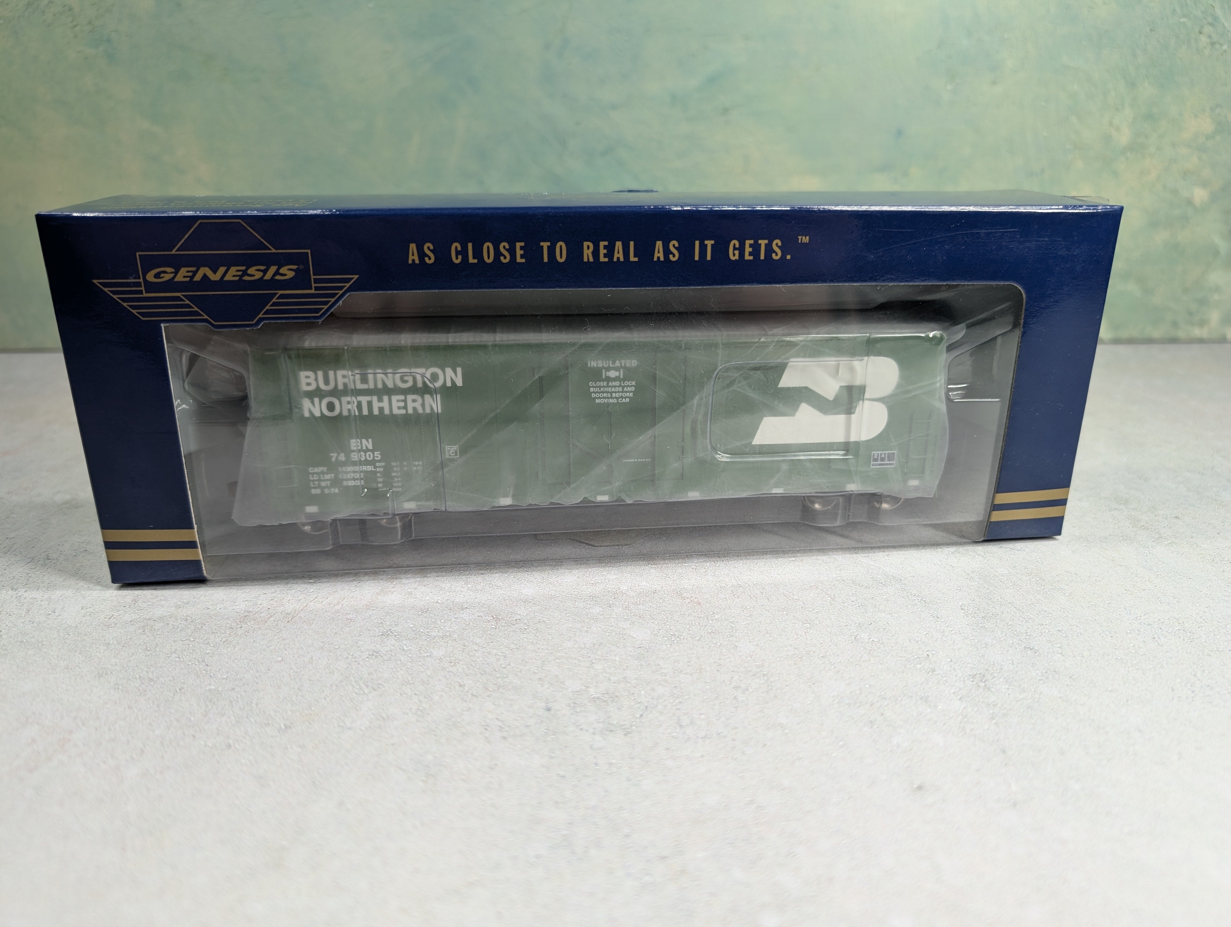 Athearn Genesis ATHG63882 HO Scale 50' PC&F Box Car Burlington Northern BN #749305