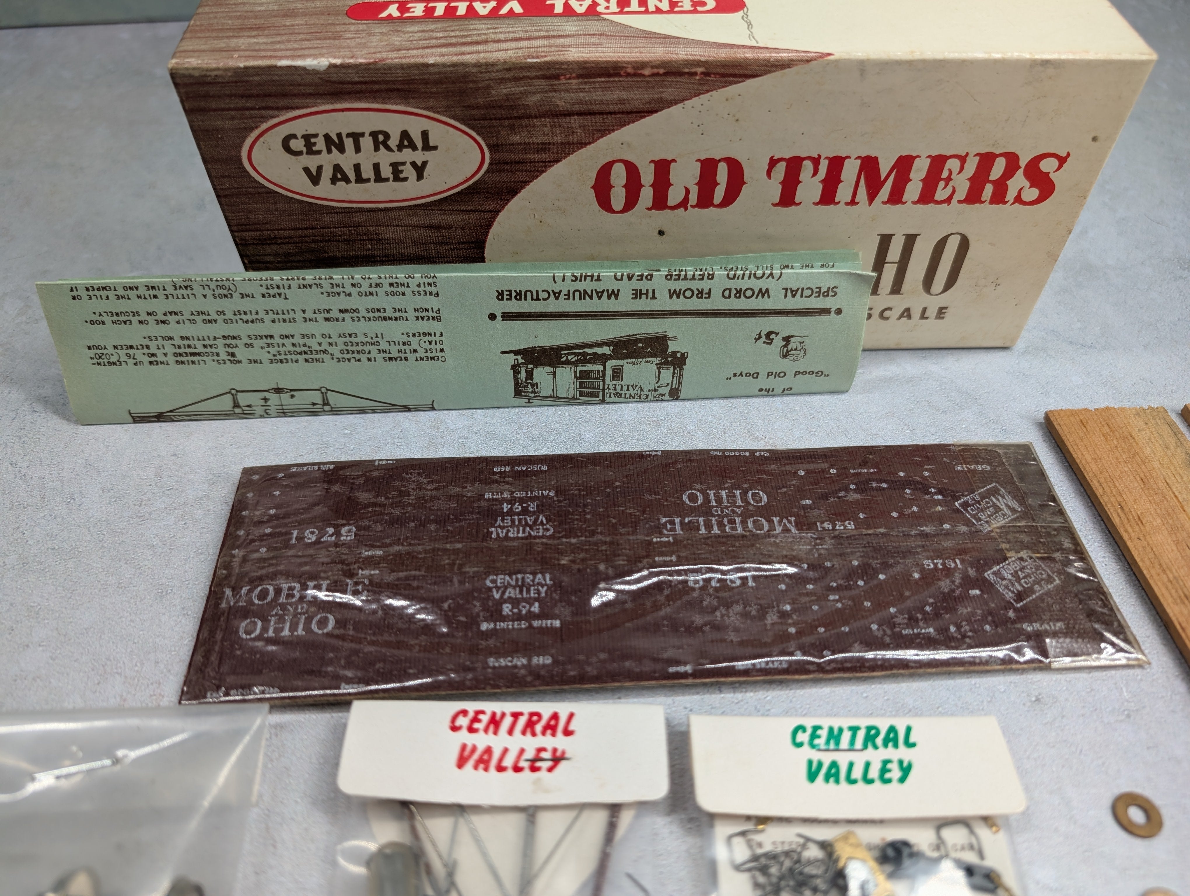 USED Central Valley 954 HO Scale Ventilator Car Mobile & Ohio #5781 KIT