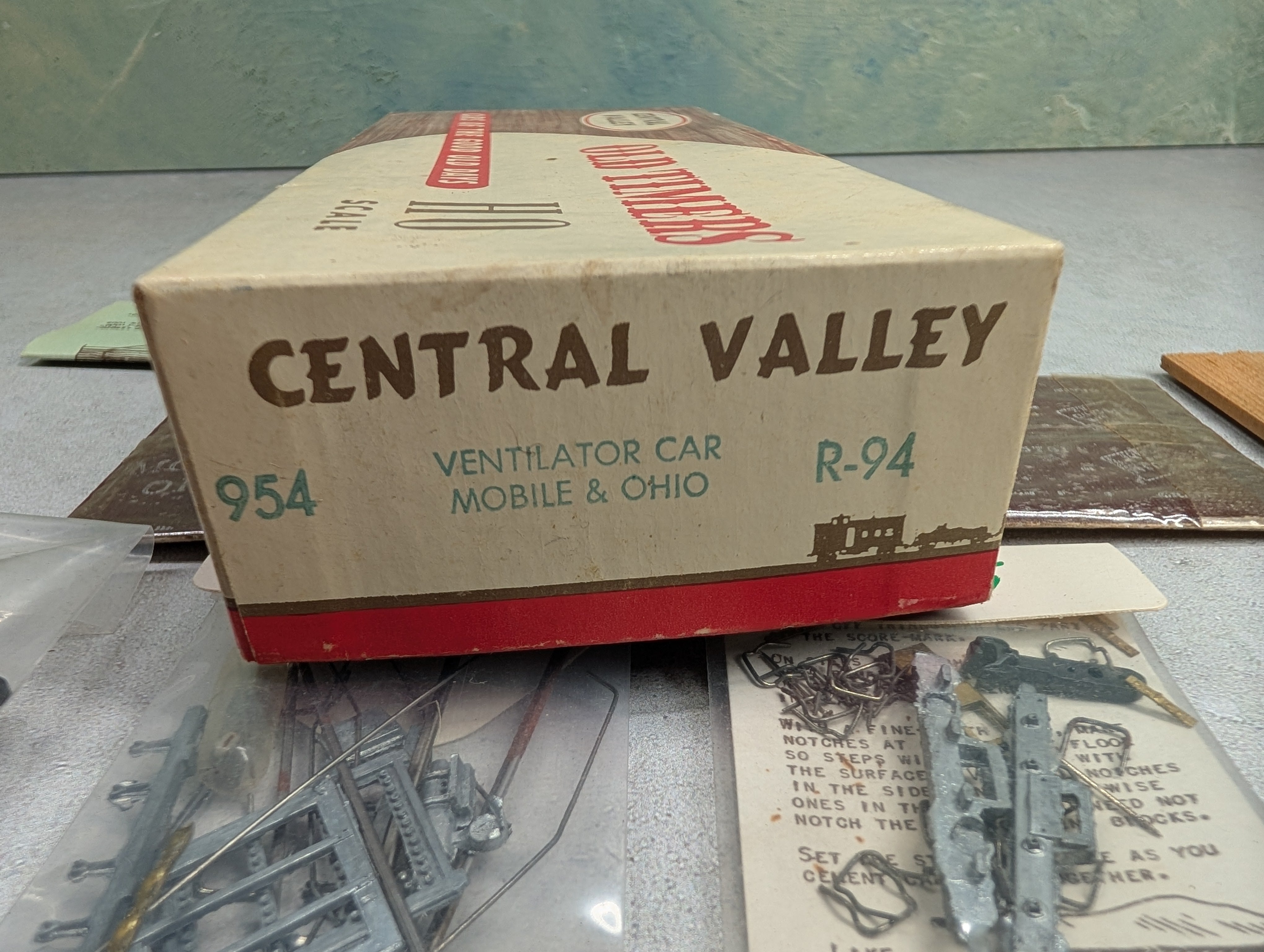 USED Central Valley 954 HO Scale Ventilator Car Mobile & Ohio #5781 KIT