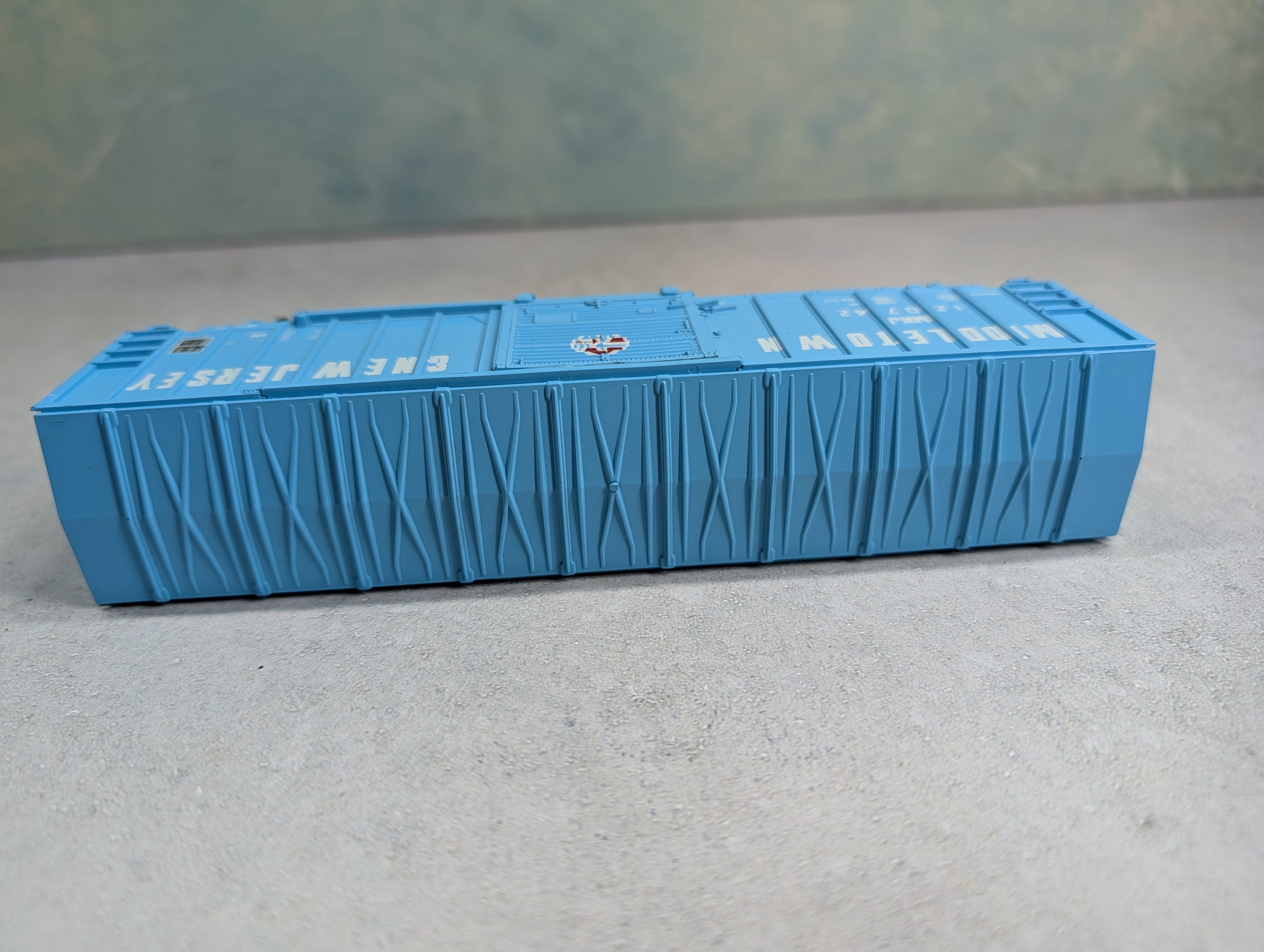 USED Athearn HO Scale 50' ACF Railbox Box Car Middletown & New Jersey MNJ #120742 Bev-Bel