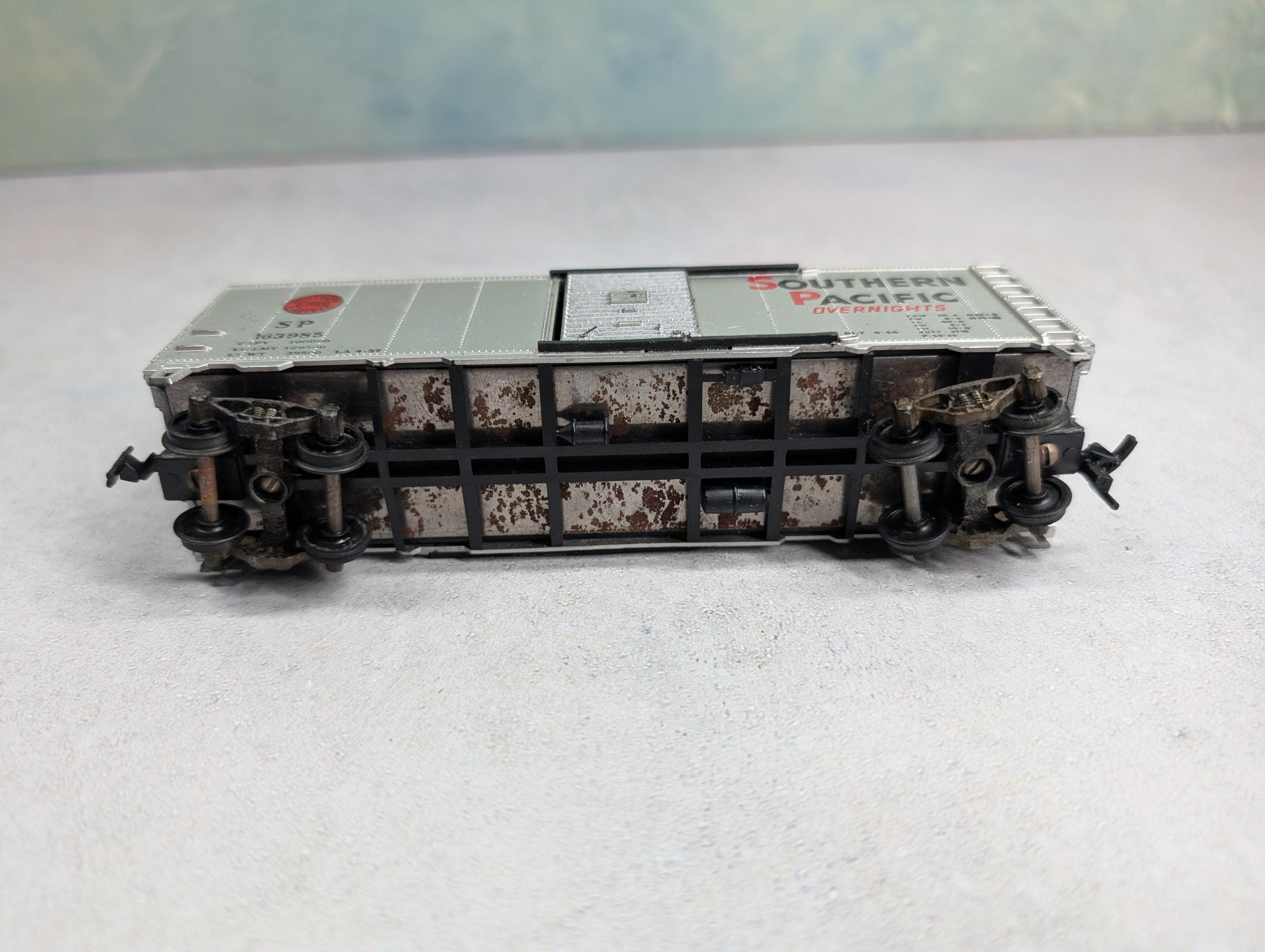 USED Athearn HO Scale 40' Box Car Southern Pacific SP #163985