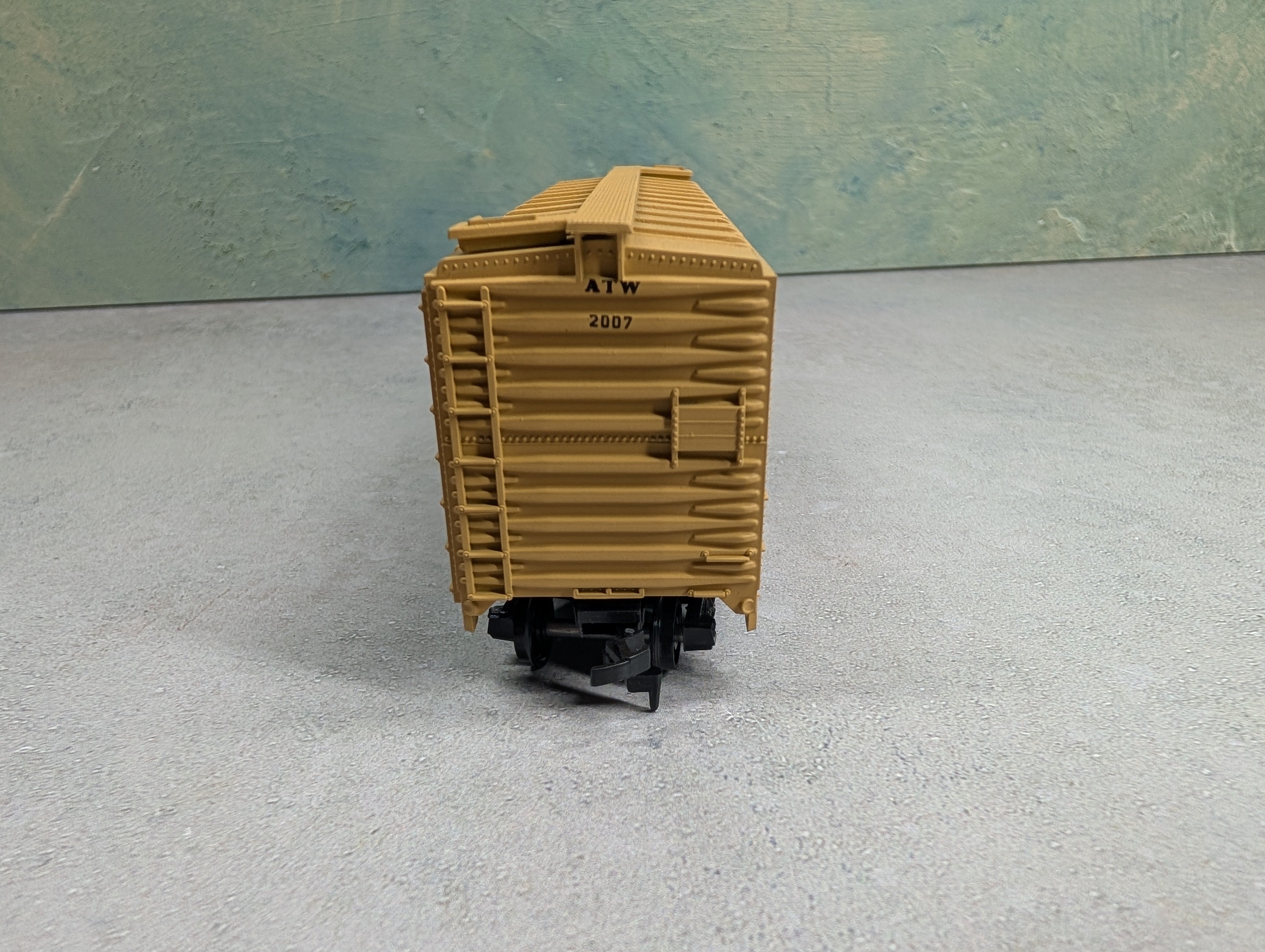 USED Athearn HO Scale 40' Box Car Atlantic & Western RR ATW #2007 Bev-Bel
