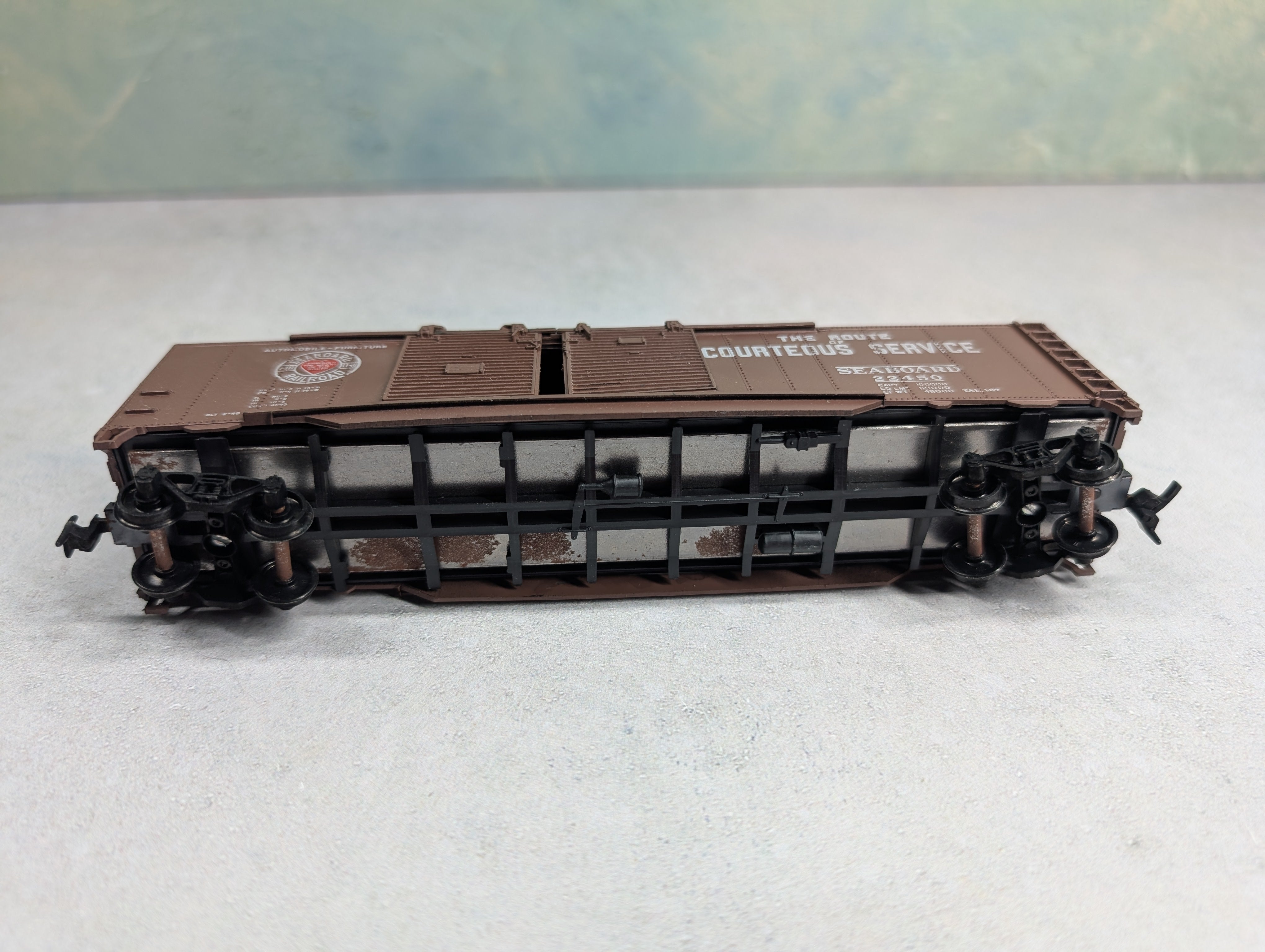 USED Athearn HO Scale 50' DD Box Car Seaboard Air Line #22450