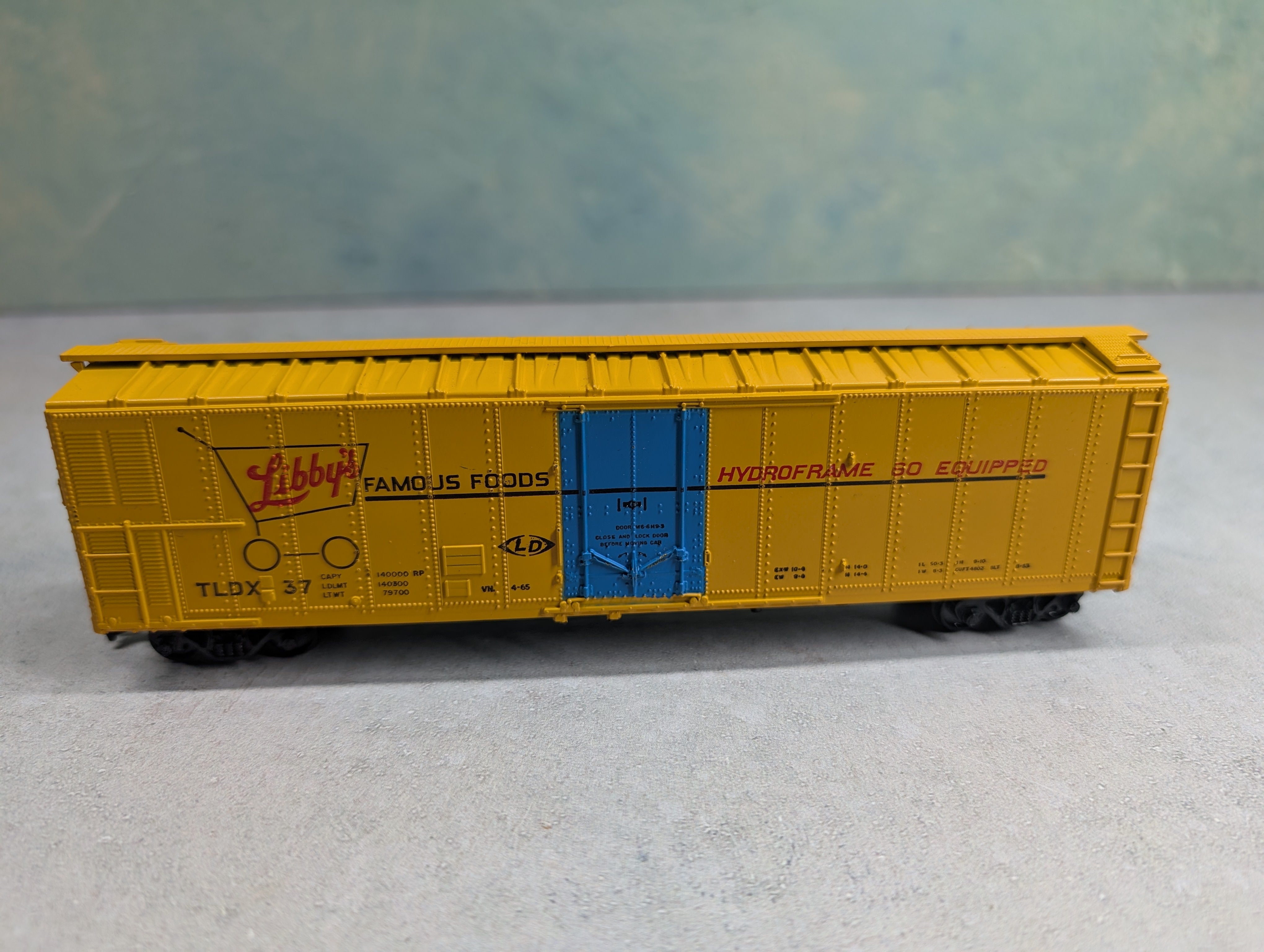 USED Athearn HO Scale 50' Mech Reefer Box Car Libby's TLDX #37