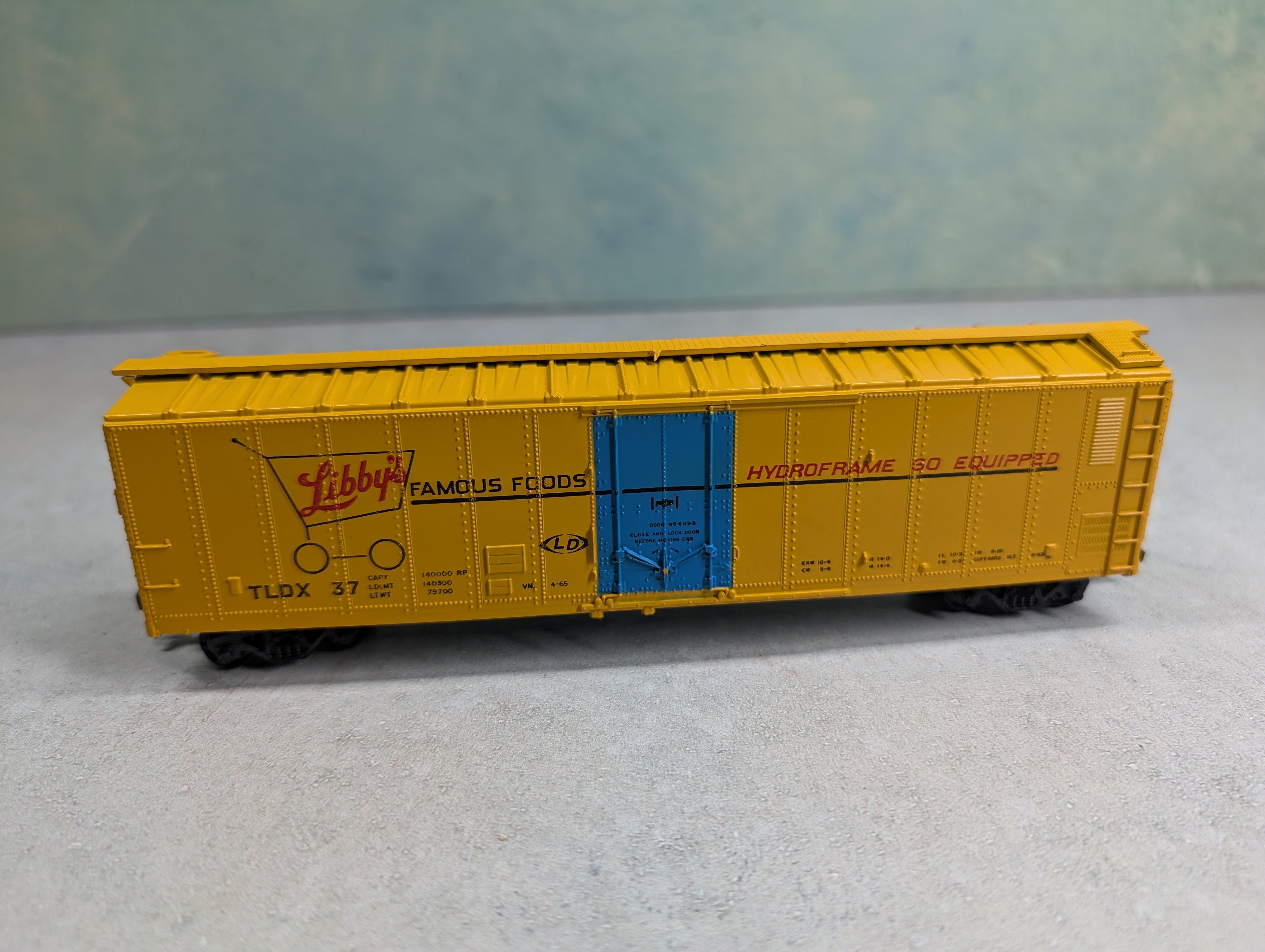 USED Athearn HO Scale 50' Mech Reefer Box Car Libby's TLDX #37