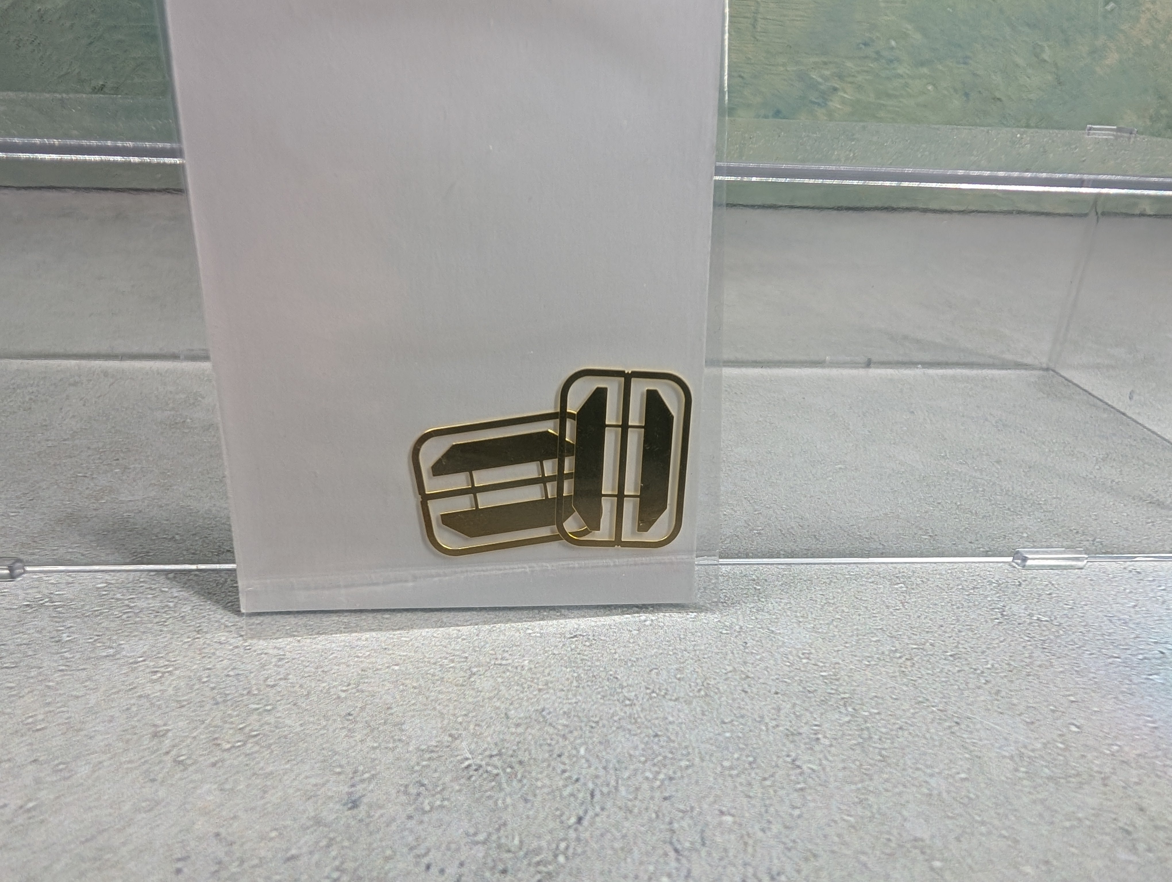Cal Scale 190-535 HO Scale Diesel Sun Shades Brass 2 Pieces