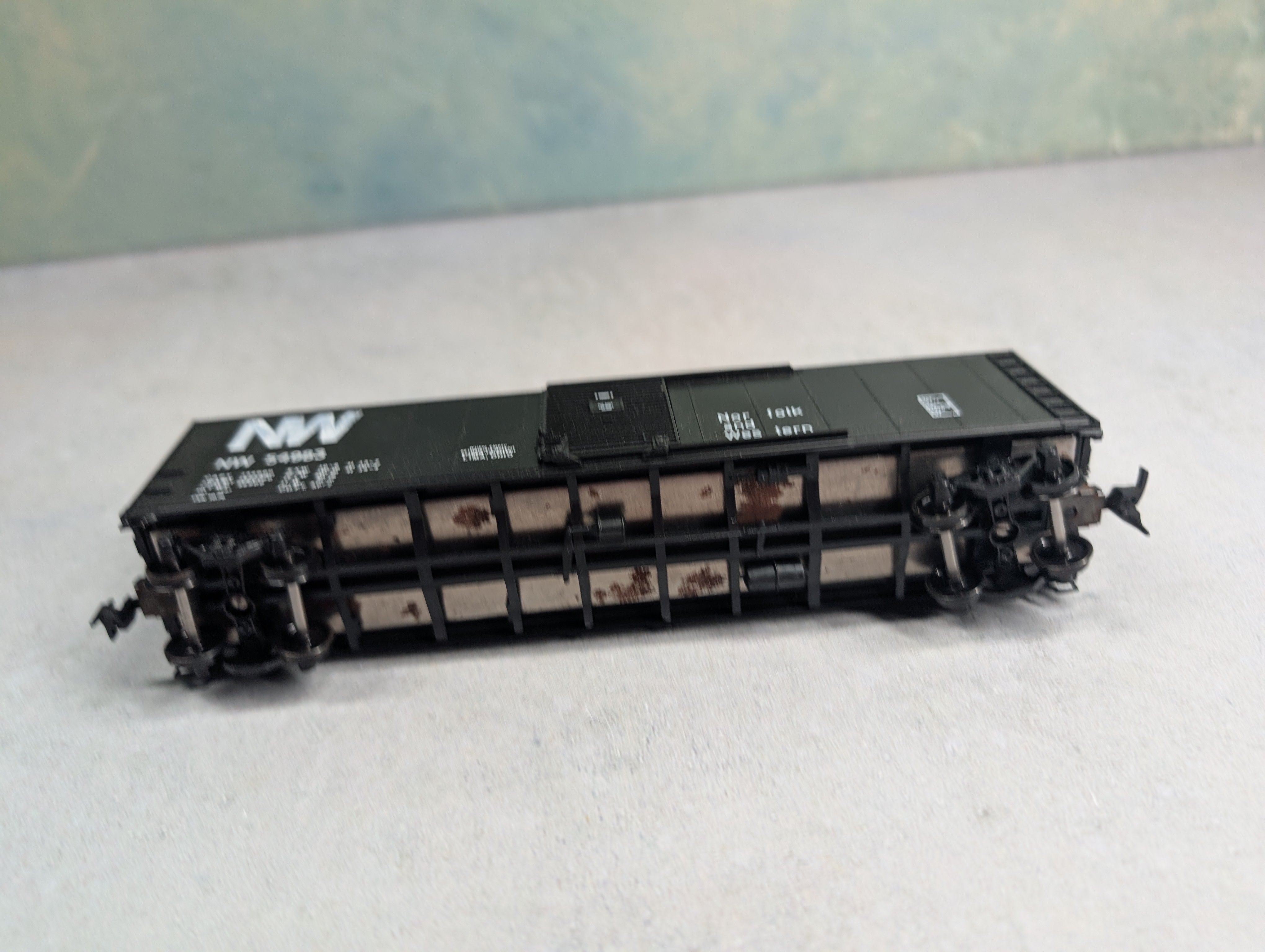 USED Athearn HO Scale 50' SD Box Car Norfolk & Western NW #54983